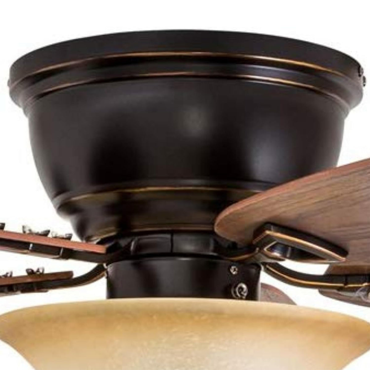 Honeywell Glen Alden 52" Indoor Ceiling Fan with Bowl Light, Pull Chain (Used)