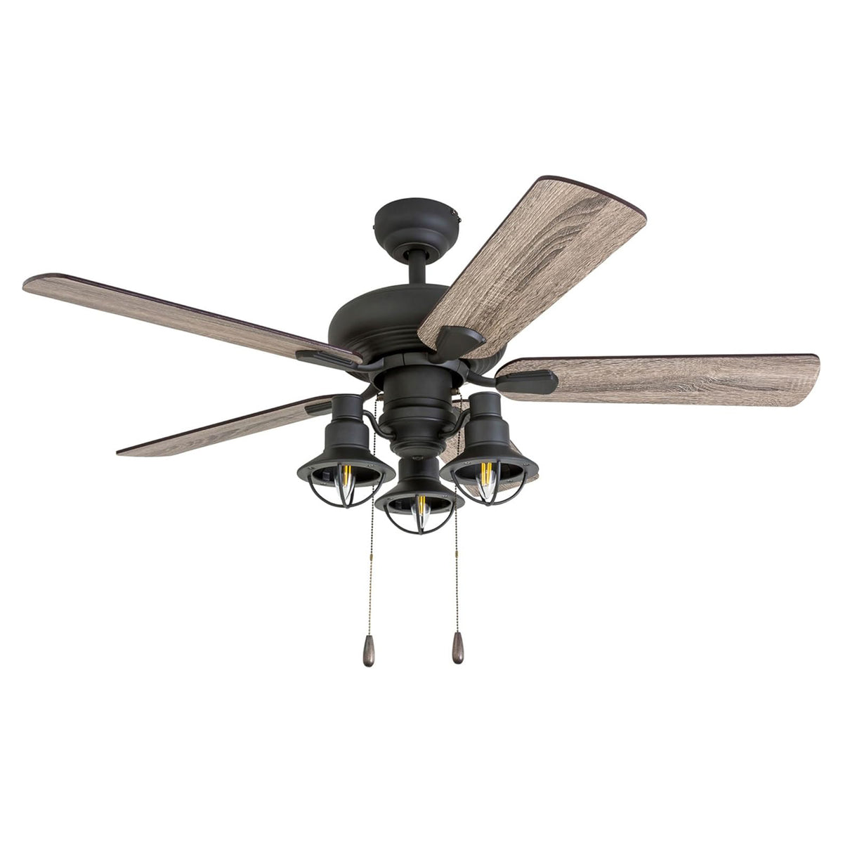 Prominence Home Piercy Farmhouse LED Ceiling Fan with Light and Remote, 42" (Open Box)