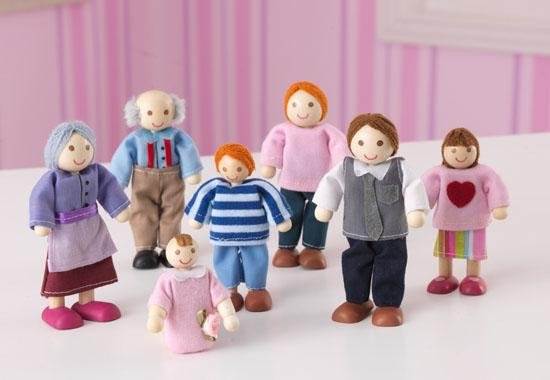 KidKraft Savannah Dollhouse Girls Play Wood Play Doll House w/ Doll Family