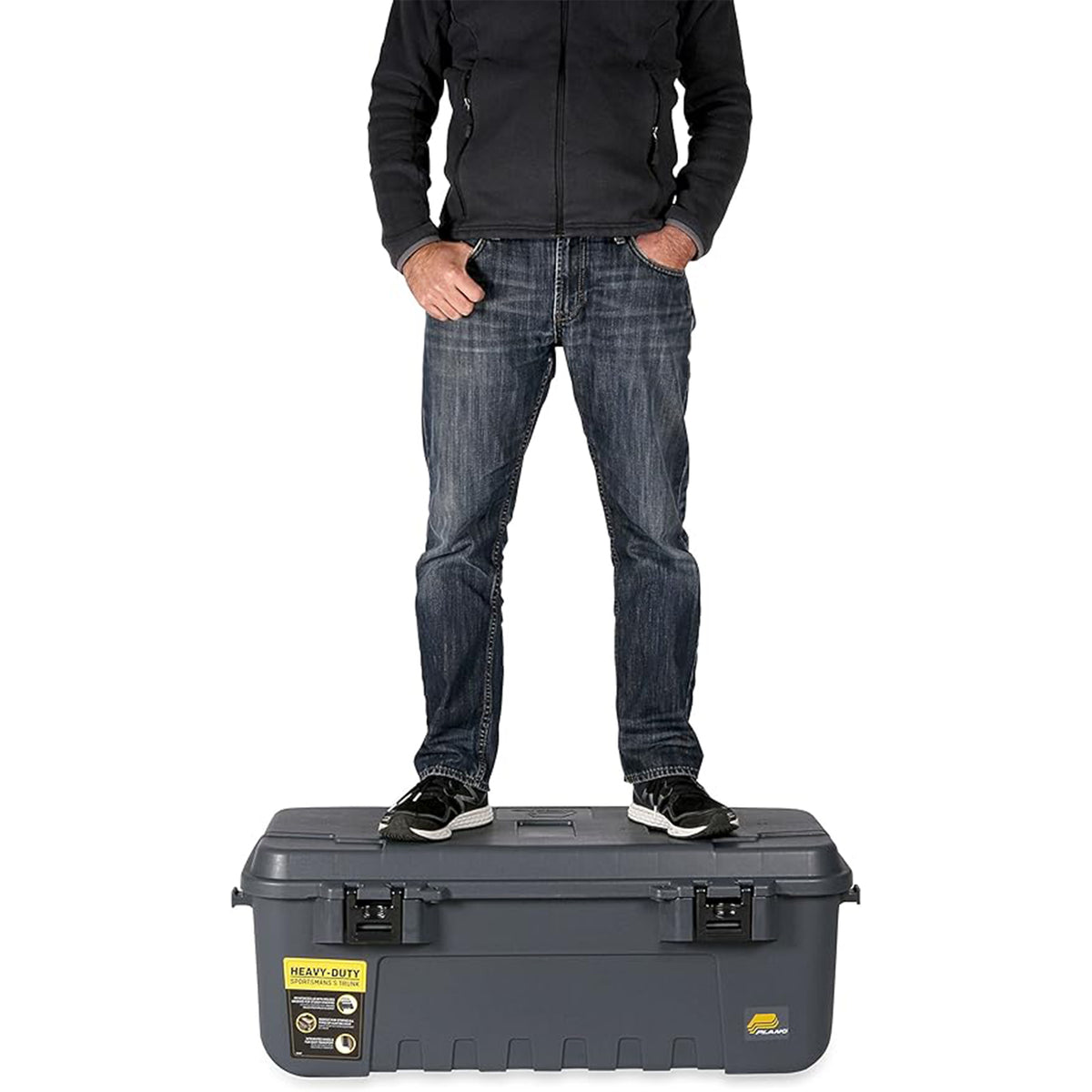 Plano 3 Pack Storage Trunk with Wheels, Lockable Sportsman Box (Open Box)