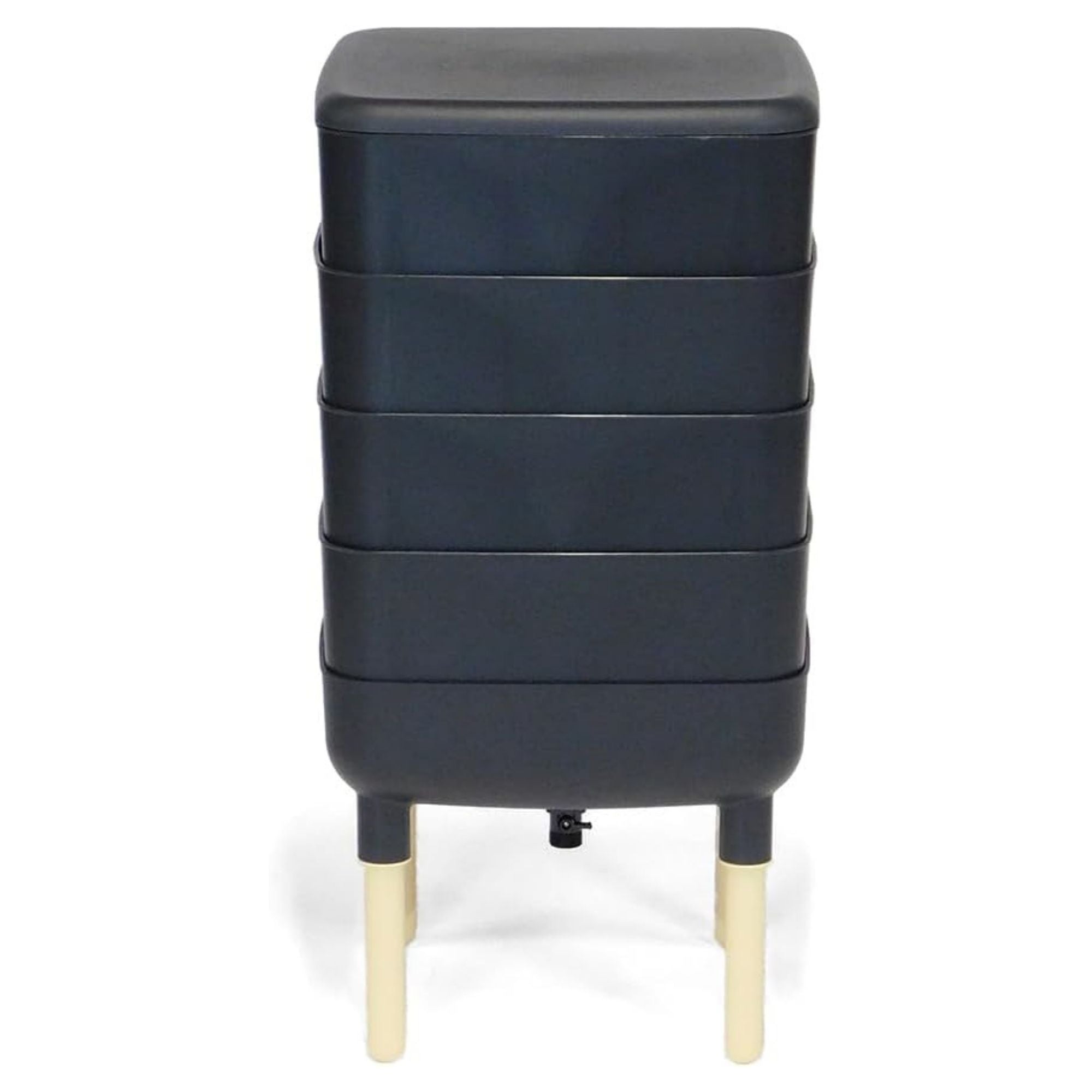 FCMP Essential Living Worm Composter Bin, 4-Tray Indoor System, Black (Open Box) - VMInnovations