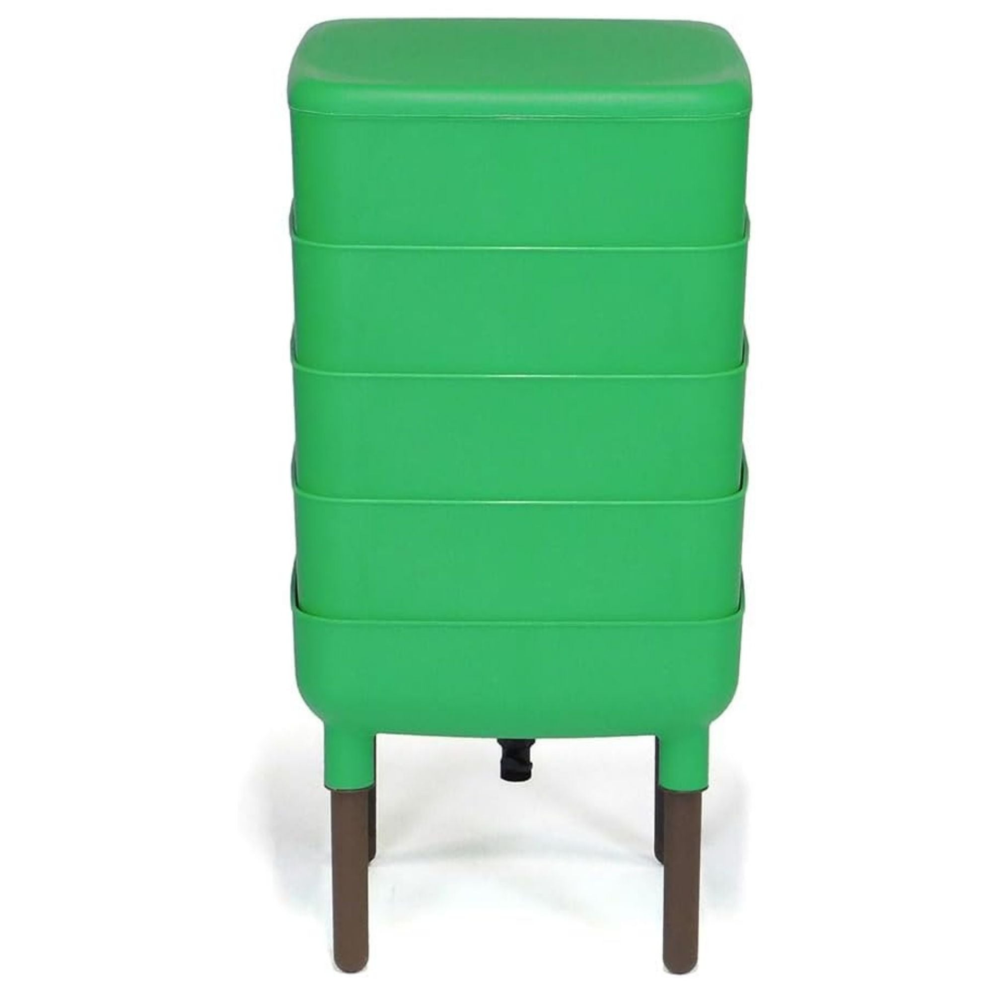 FCMP Outdoor Essential Living Worm Composter Bin, 4-Tray Indoor System, Green - VMInnovations
