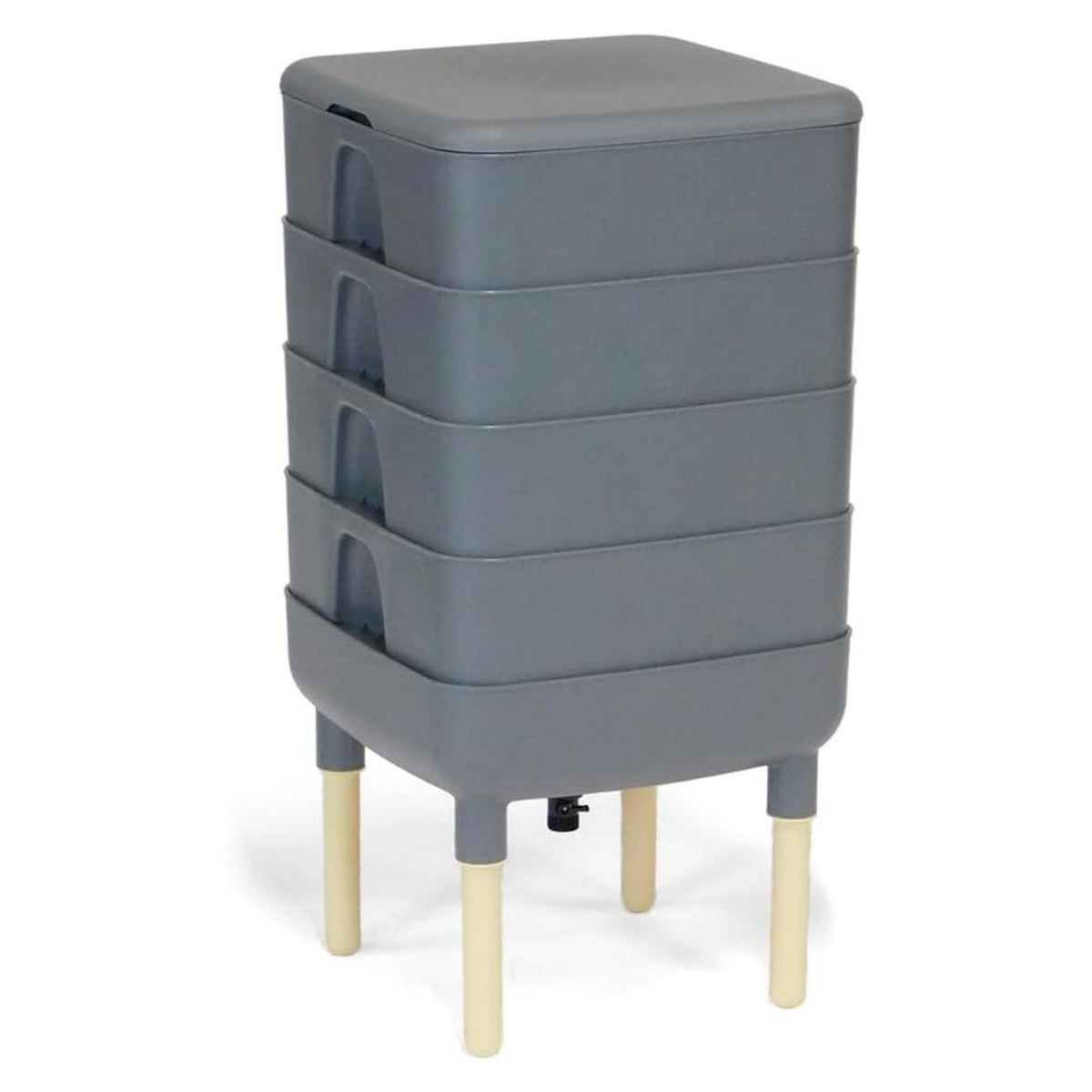 FCMP Outdoor Essential Living Worm Composter Bin, 4-Tray Indoor System(Open Box)