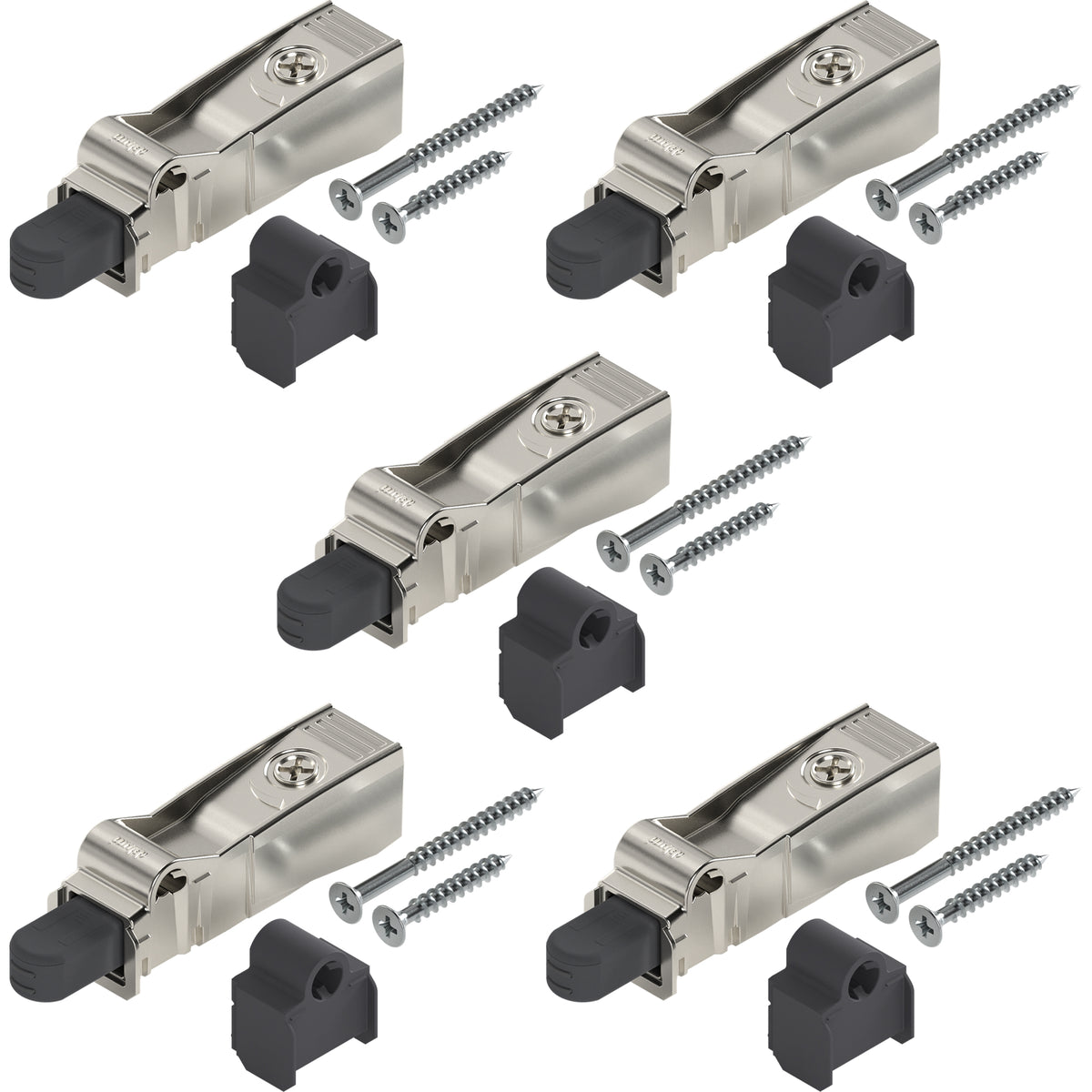 Blum BLUMOTION for Doors (5 Kits), Soft-Close Adapter for COMPACT Hinges, Includes Spacer and Screws for Face Frame Cabinets
