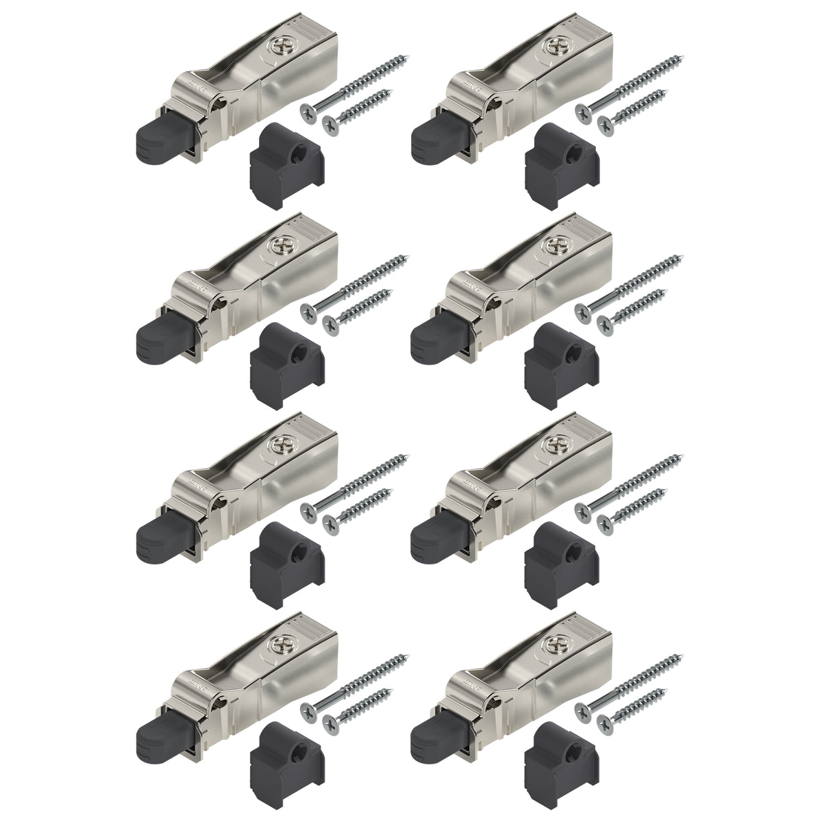 Blum BLUMOTION for Doors (8 Kits), Soft-Close Adapter for COMPACT Hinges, Includes Spacer and Screws for Face Frame Cabinets