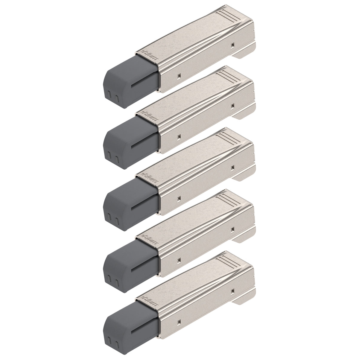 Blum BLUMOTION Add-On for Doors (5 Add Ons), Soft Close for CLIP top and CLIP Hinges, Steel, Tool-Free Installation for Overlay Cabinet Applications