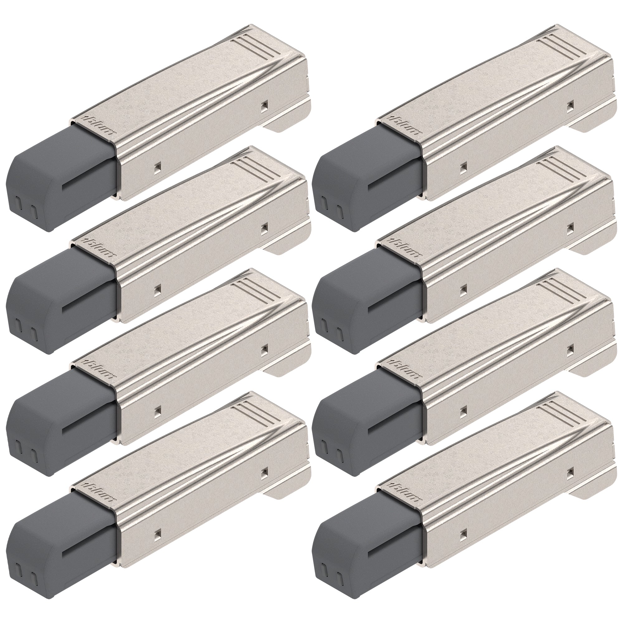 Blum BLUMOTION Add-On for Doors (8 Add Ons), Soft Close for CLIP top and CLIP Hinges, Steel, Tool-Free Installation for Overlay Cabinet Applications