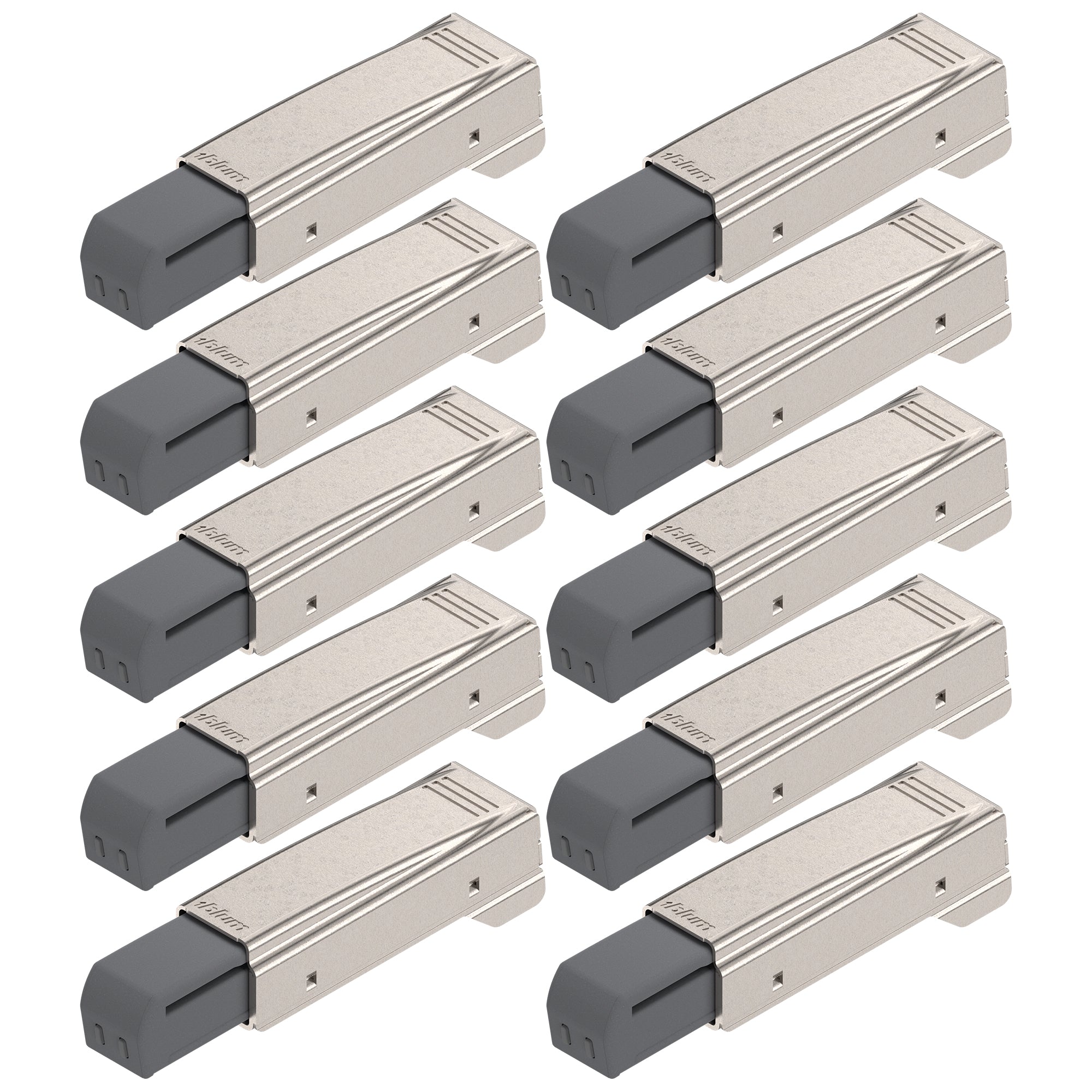 Blum BLUMOTION Add-On for Doors (10 Add Ons), Soft Close for CLIP top and CLIP Hinges, Steel, Tool-Free Installation for Overlay Cabinet Applications