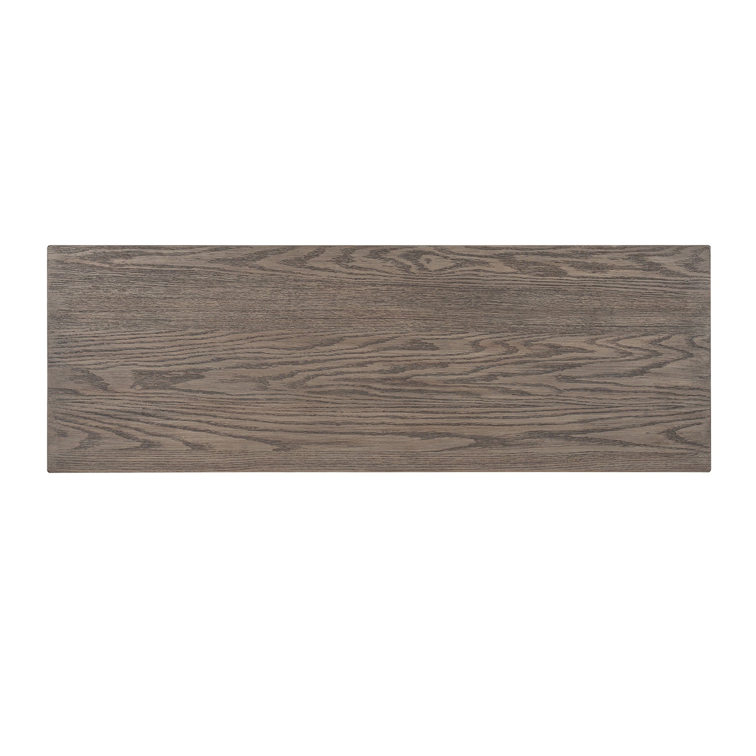 ROME + OAK Tate Farmhouse Wooden Console Table, Accent Furniture, Brown & Cream