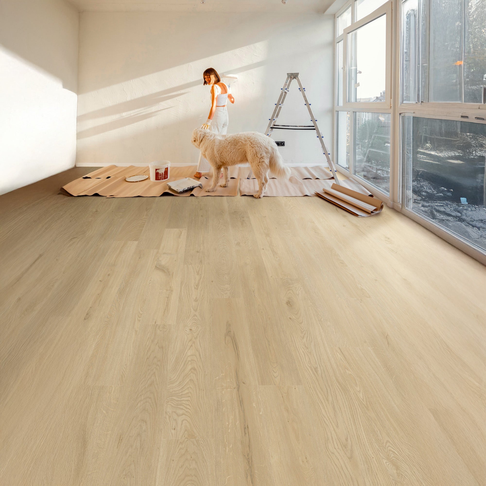 Nature's Mark Vinyl Flooring, Modern Hardwood, 22.16 sq. ft. per Carton, Madison - VMInnovations