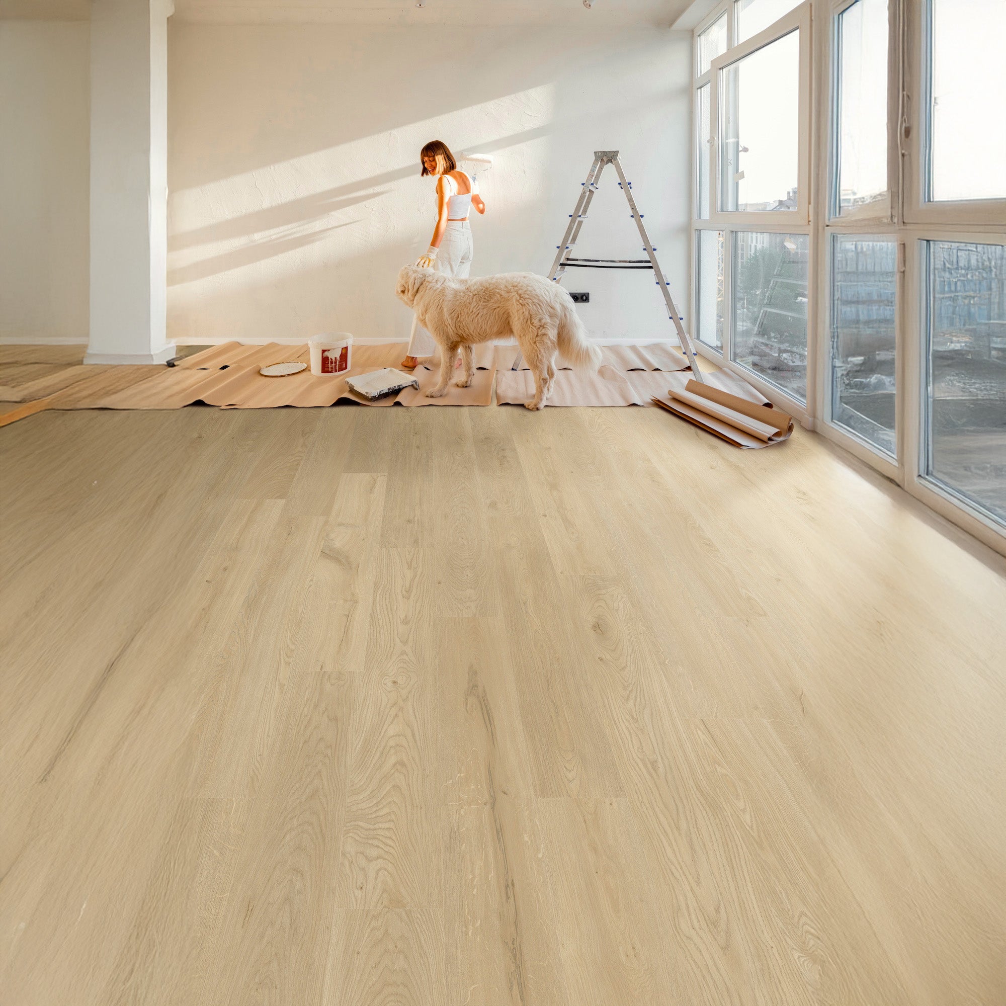 Nature's Mark Vinyl Flooring, Modern Hardwood, 22.16 sq. ft. per Carton, Madison