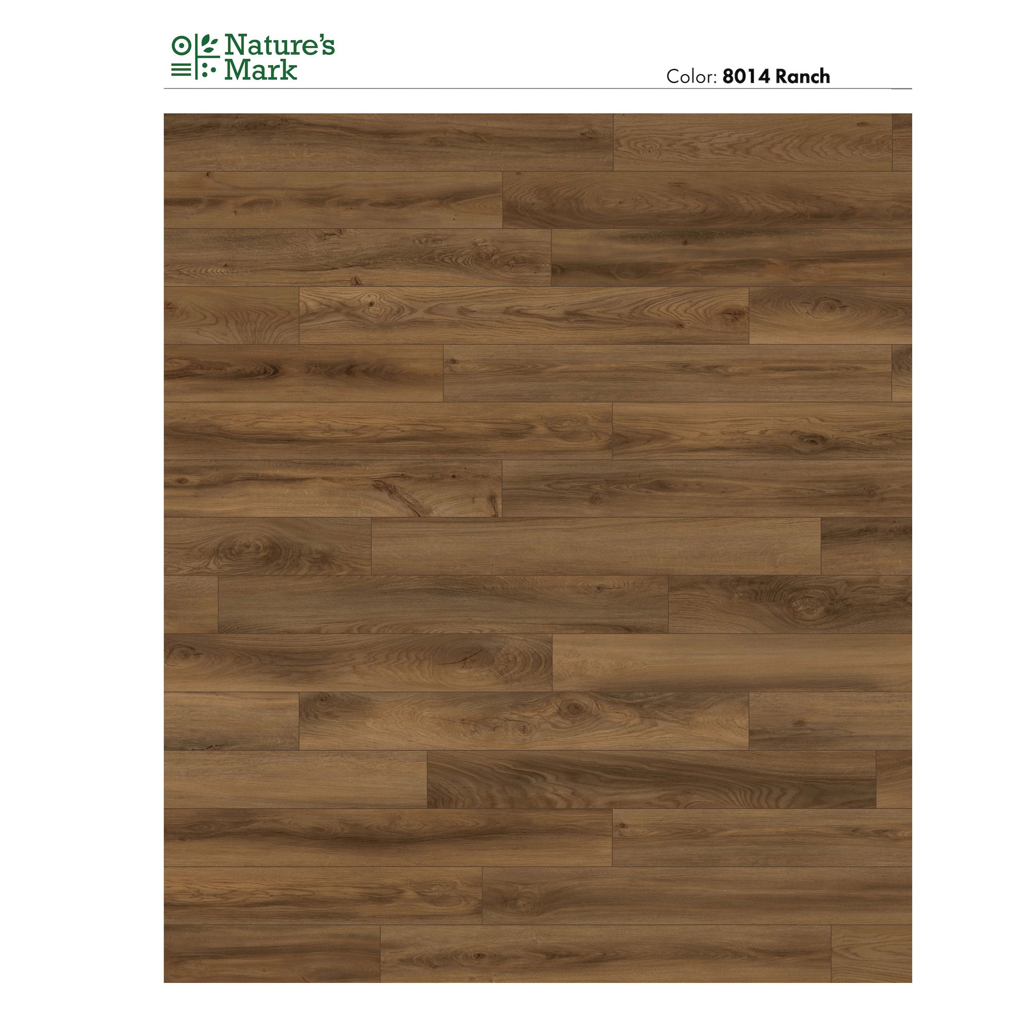 Nature's Mark Vinyl Flooring, Modern Hardwood, 22.16 sq. ft. per Carton, Ranch