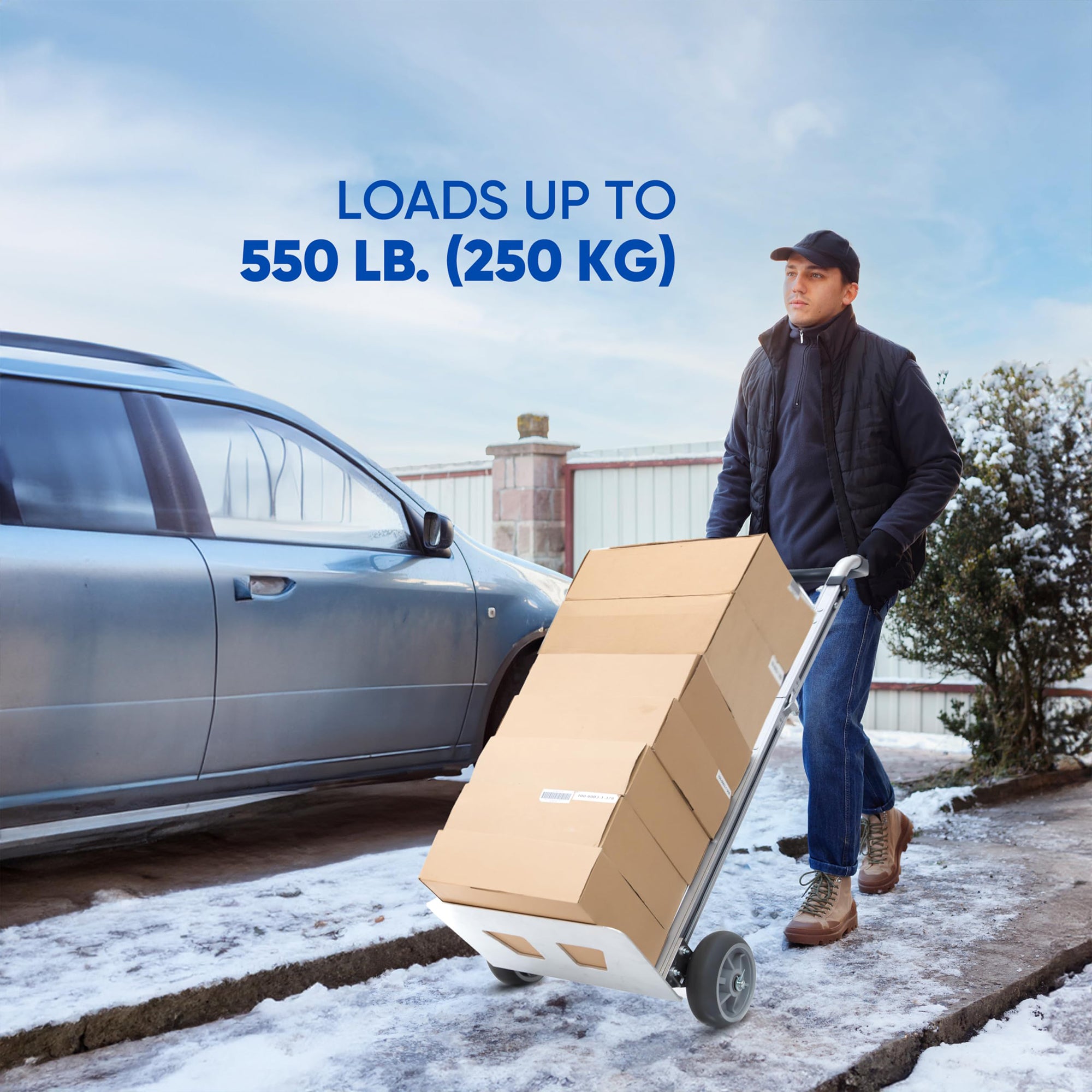 Olympia Tools Aluminum Foldable Utility Cart w/ Wheels & Removable Bag(Open Box)