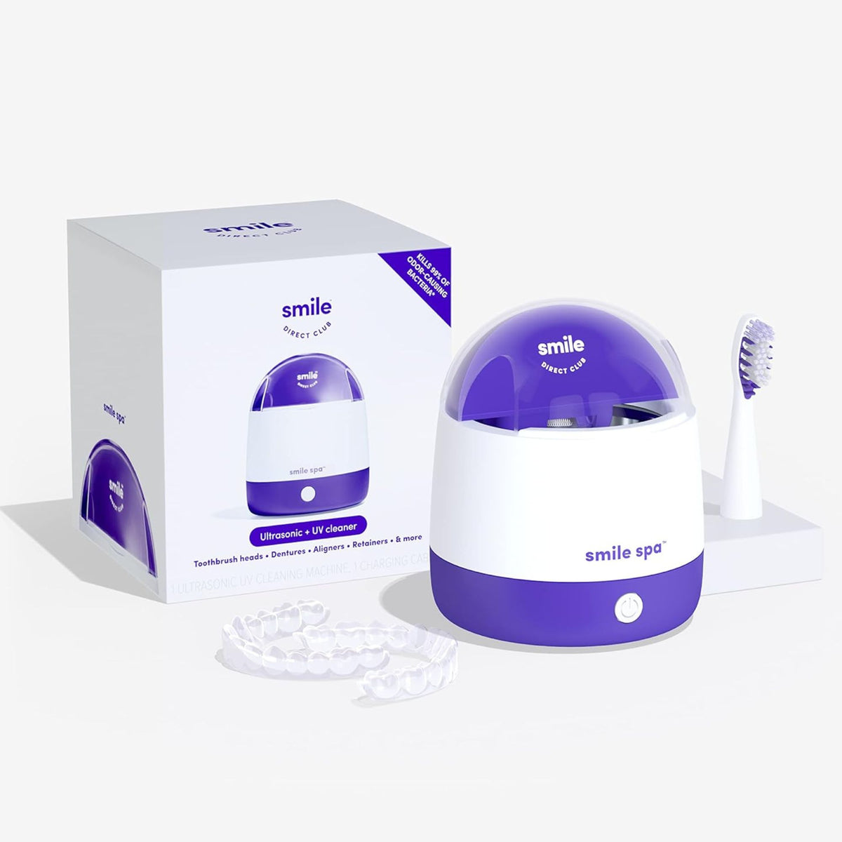 SmileDirectClub Smile Spa Ultrasonic & UV Cleaning Machine for Dental (Open Box)