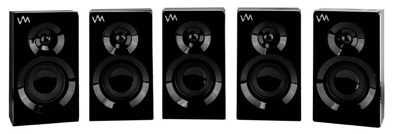 VM Audio EXMS590T 800W 5.1 Multi Media Surround Sound Speakers System - Open Box