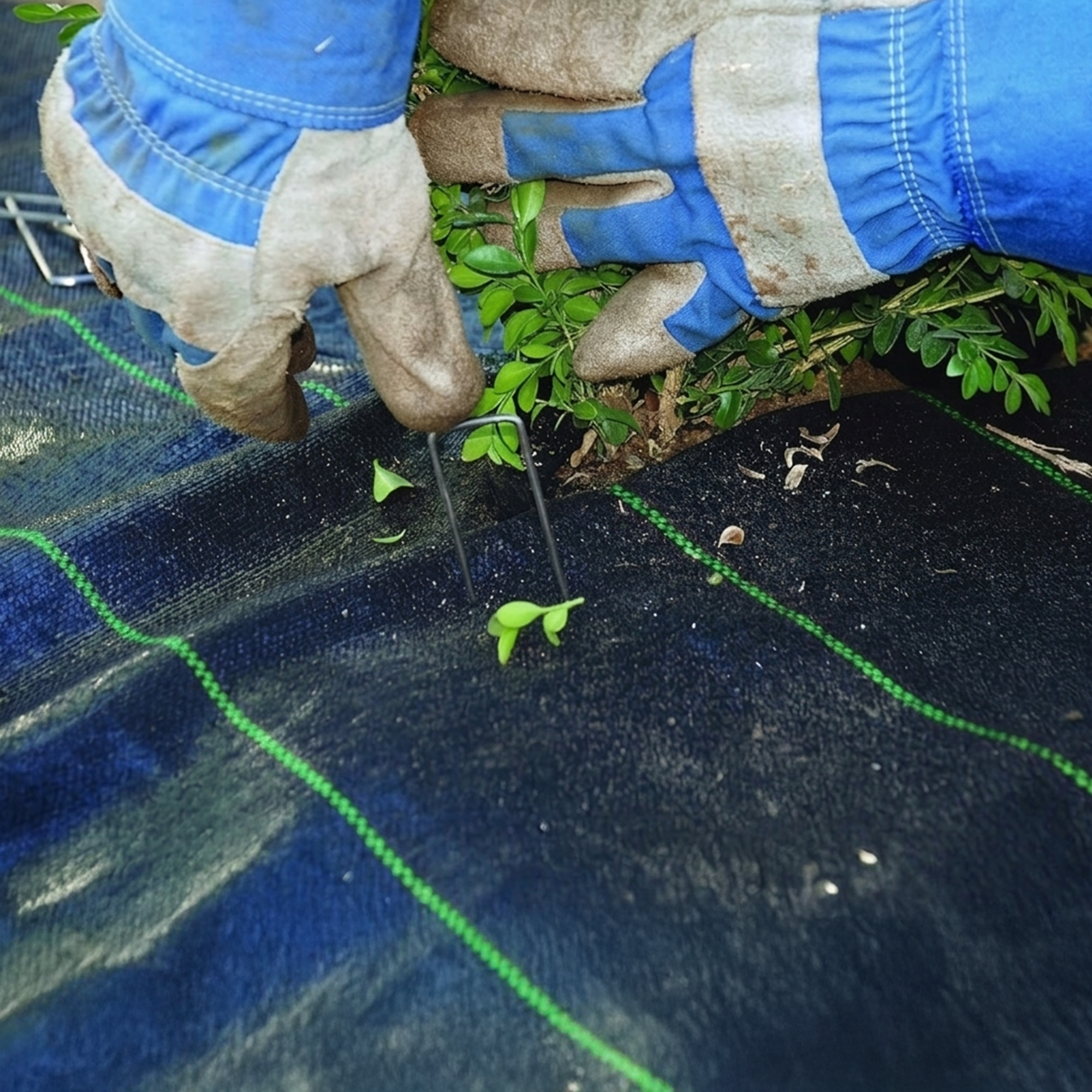 DeWitt 2 Pack Earthmat Woven 4' x 100' Ground Cover, Weed Control Garden Mat