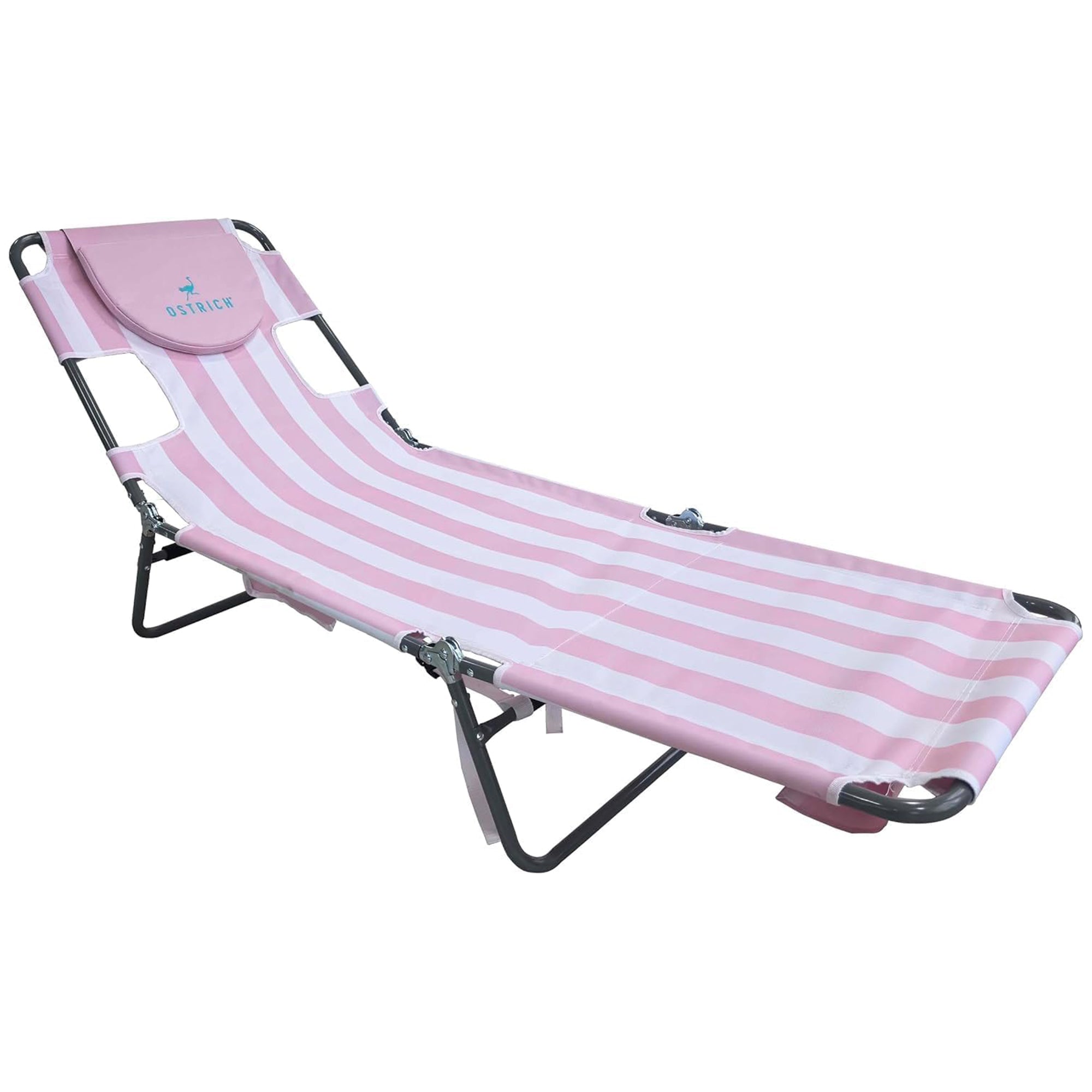 Ostrich The Backpack Chaise Lounge, Facedown Beach Camping Chair w/ Storage Bag - VMInnovations