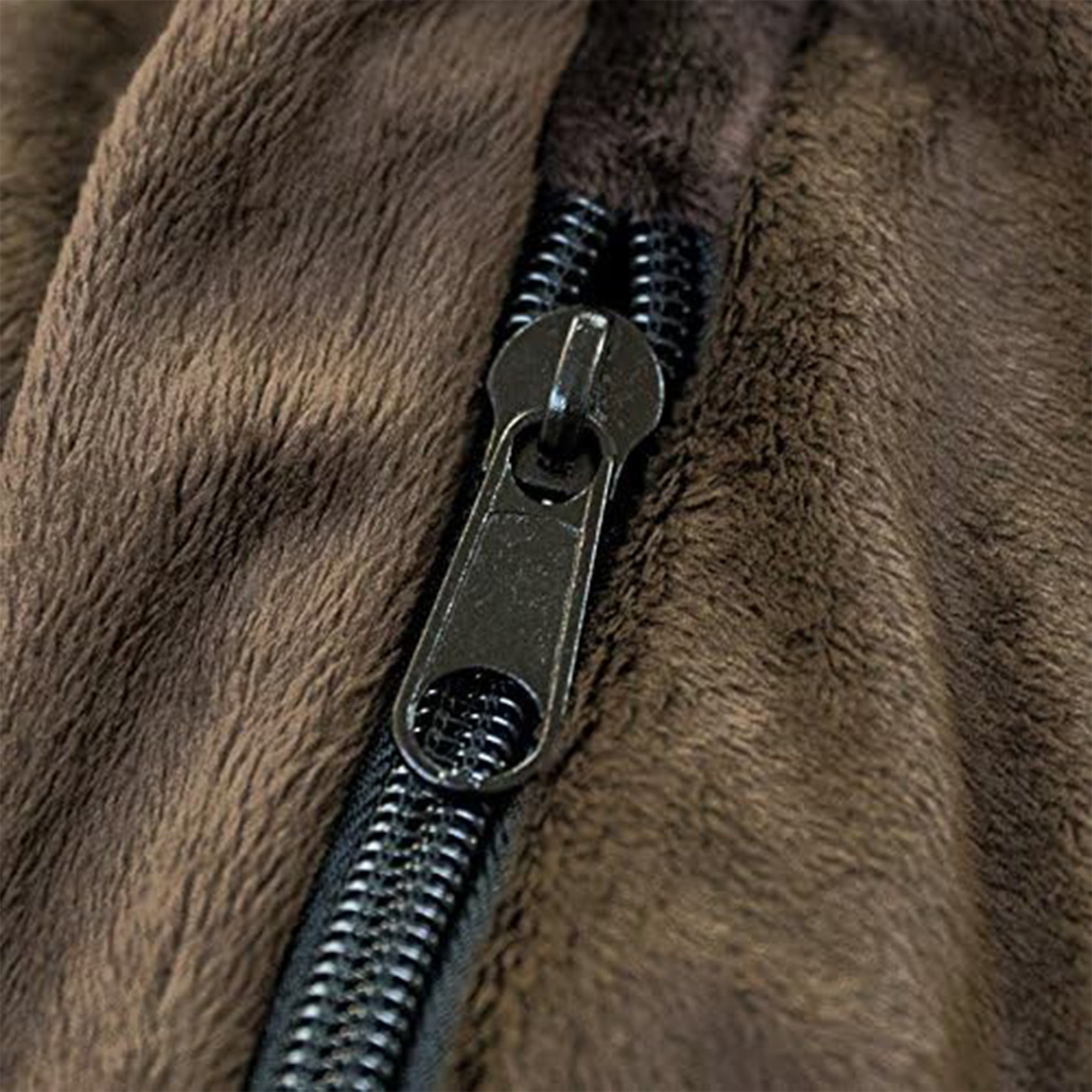 Ultimate Sack Lounger Bean Bag Chair Oversized Indoor Comfy Loveseat, Brown Fur - VMInnovations