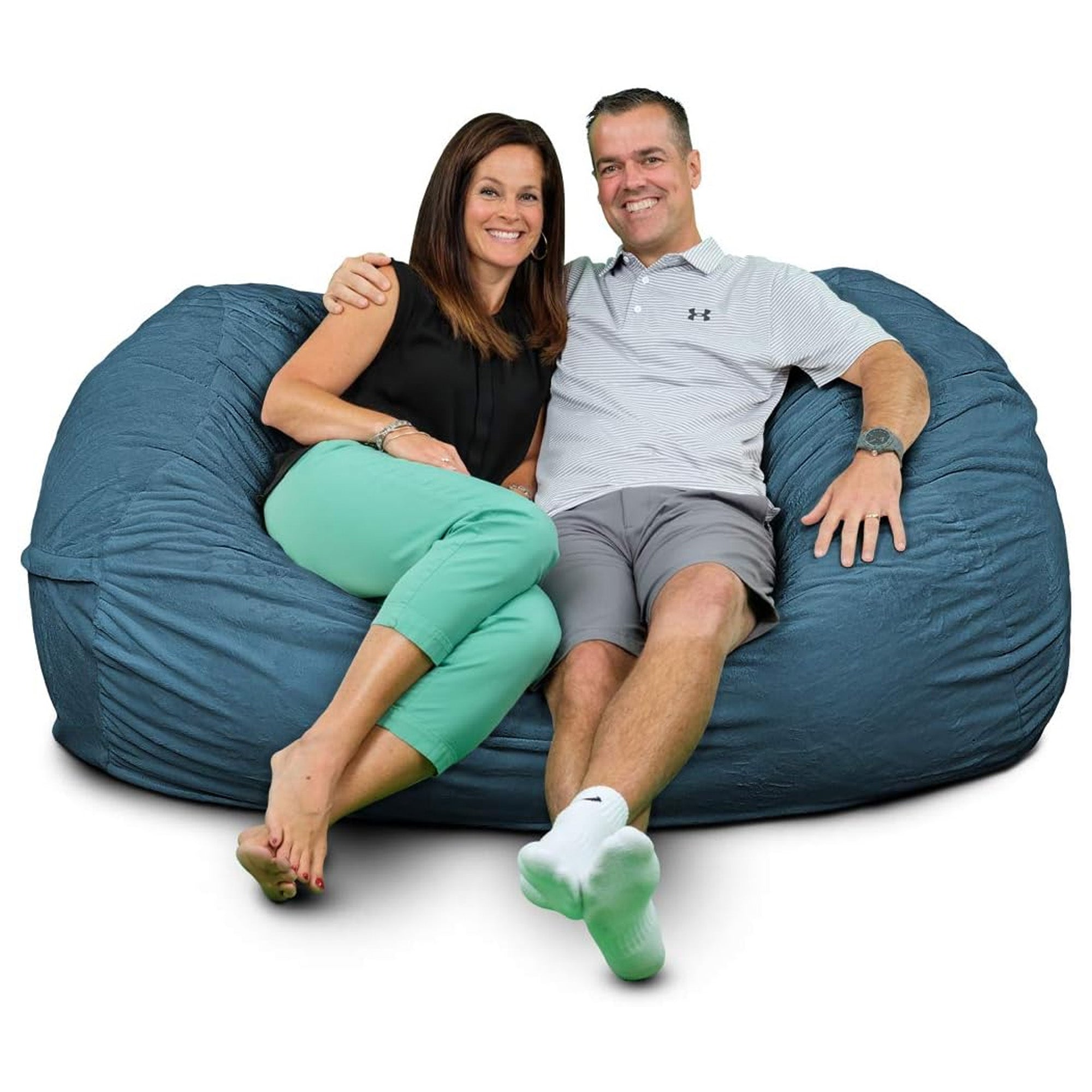 Ultimate Sack Lounger Bean Bag Chair Oversized Indoor Comfy Loveseat, Cloud Fur
