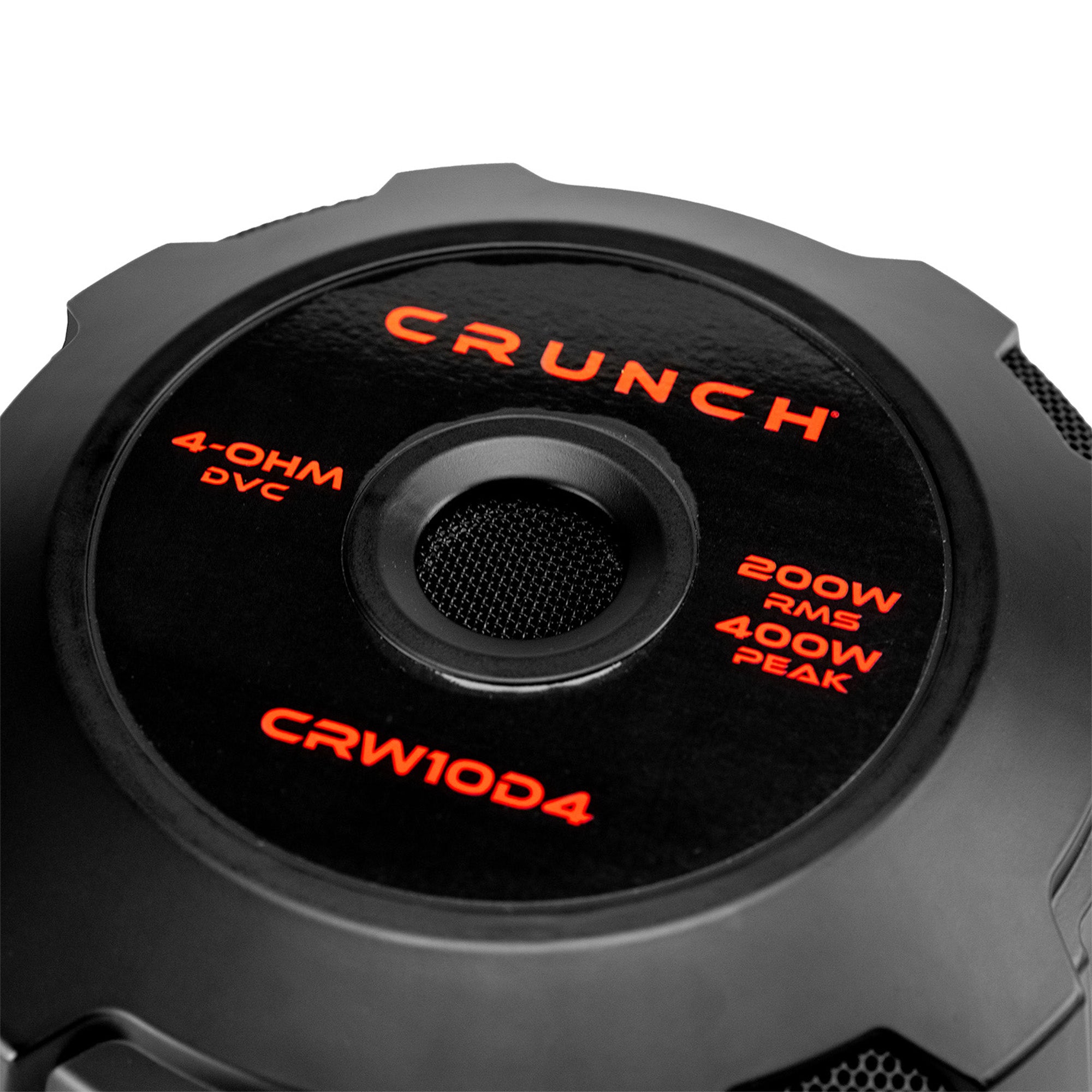 Crunch 2 Pack CRW10D4 10" 400W MAX 4 Ohm Dual Voice Coil Car Subwoofer Speaker