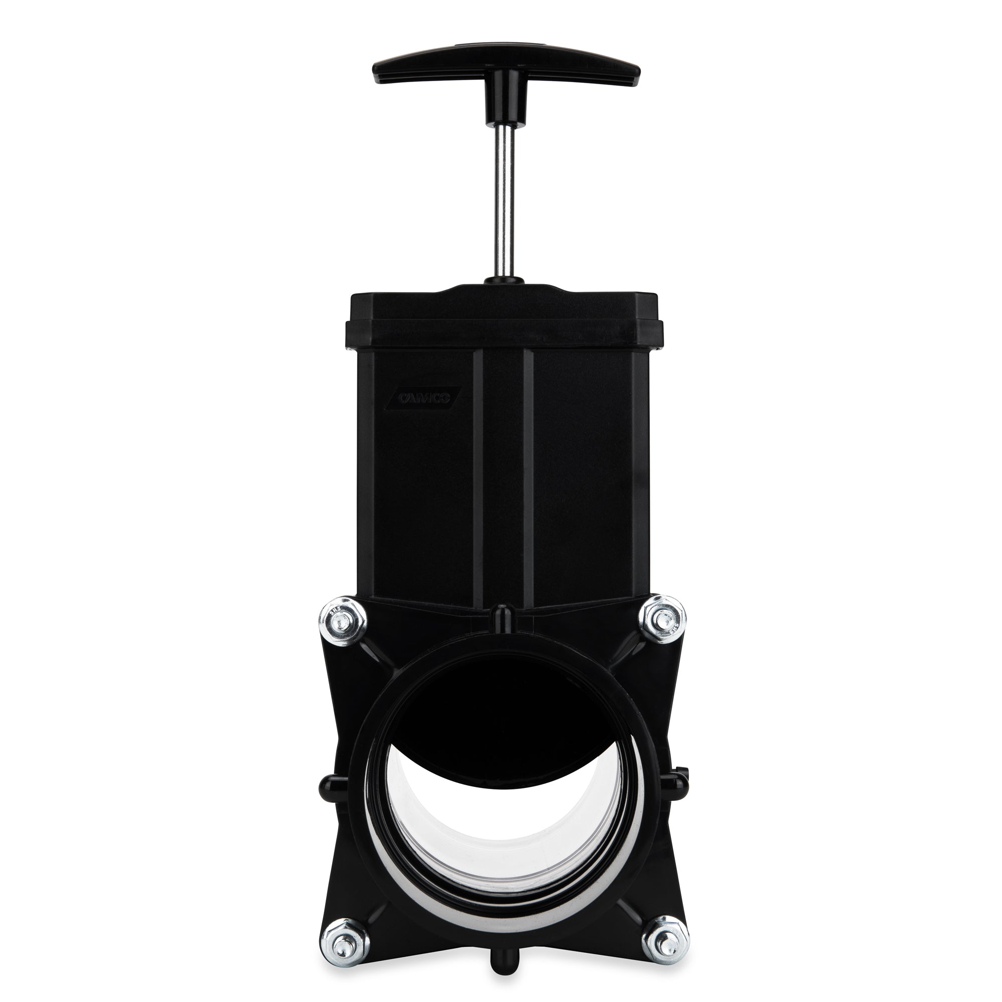 Camco RV Gate Valve with 3.5 Inch Clear Adapter for Sewer Hose and Drain Pipe - VMInnovations