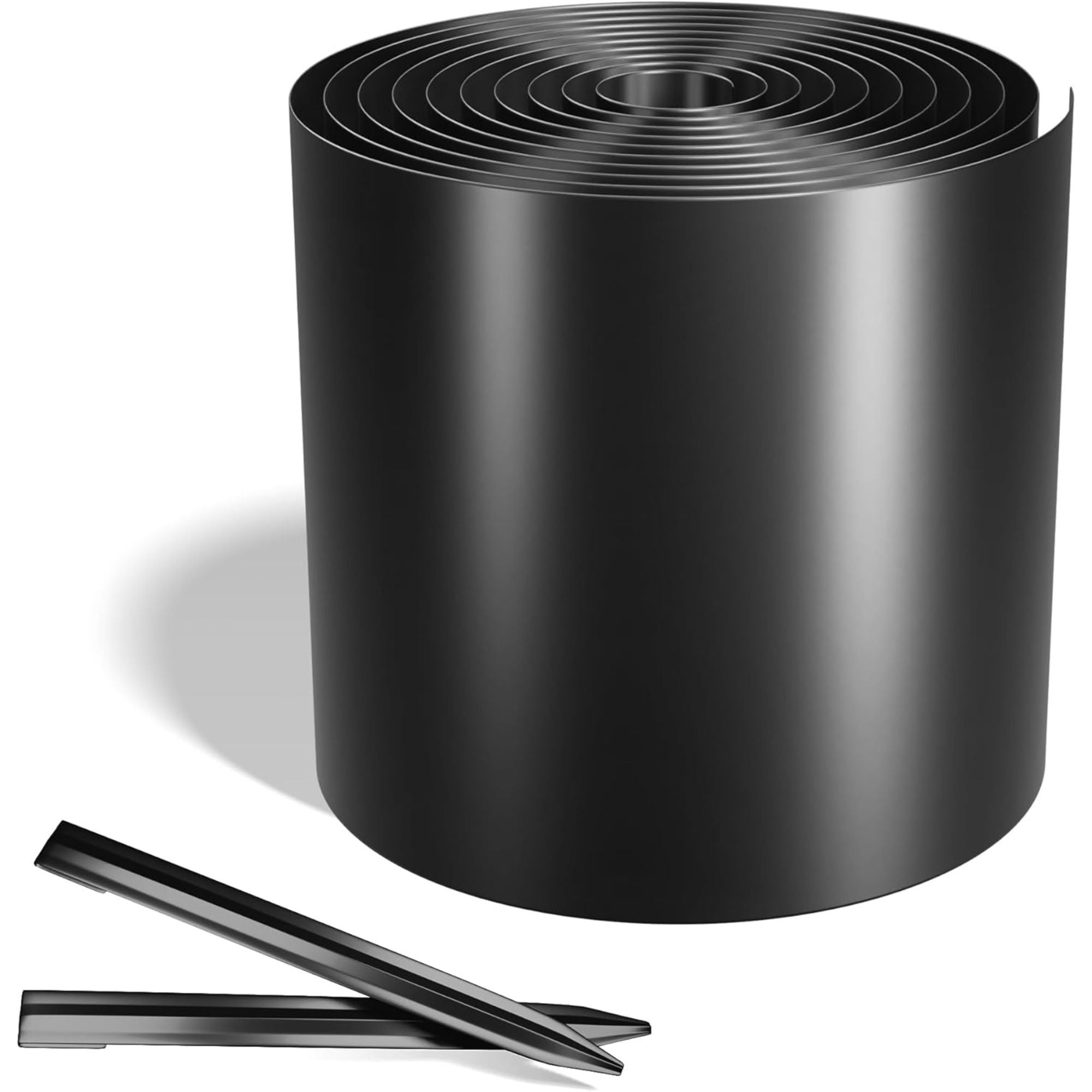 Worth Galvanized Steel Landscape Edging Roll with 8 Stakes, 10" x 25', (Used) - VMInnovations