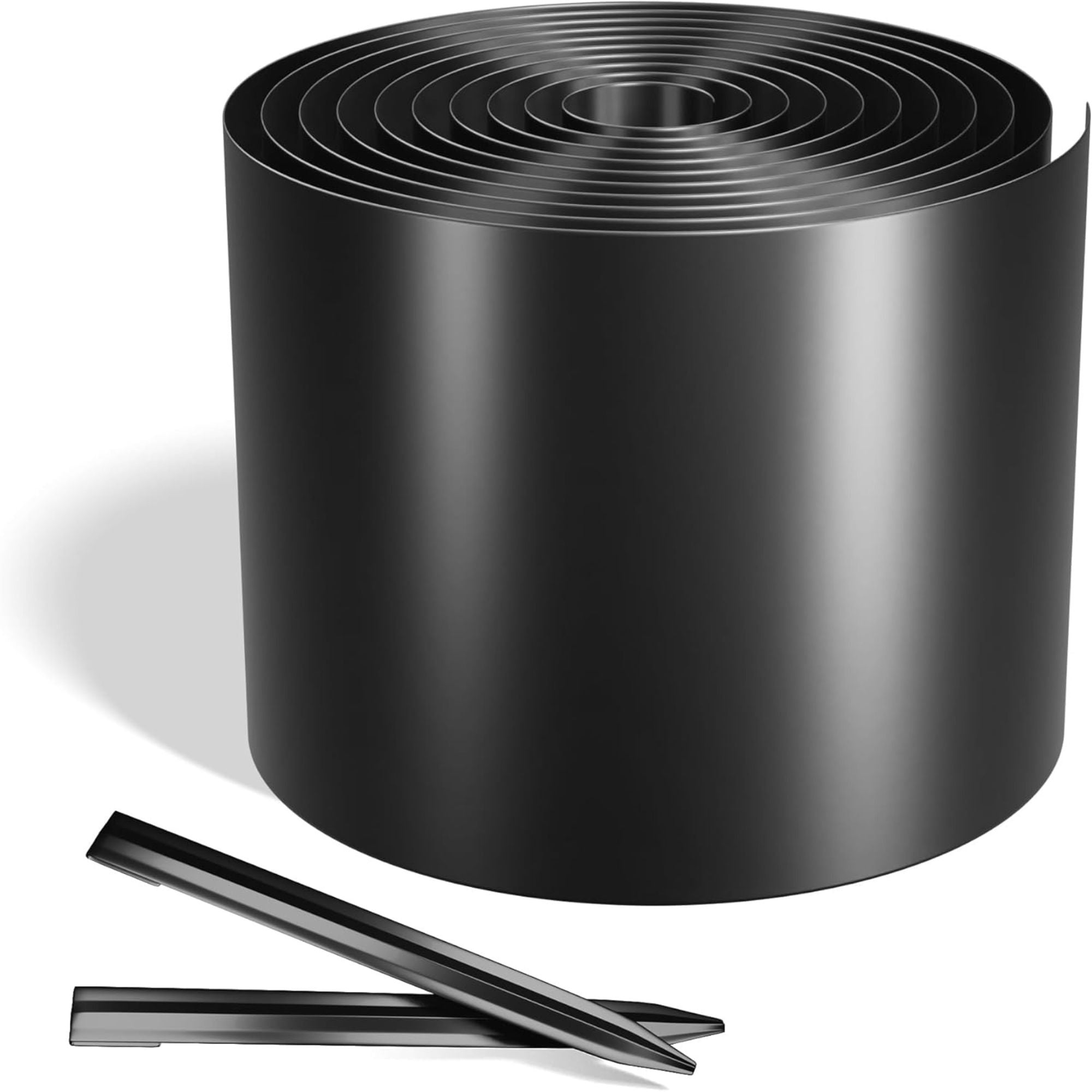 Worth Galvanized Steel Landscape Edging Roll w/31 Stakes, 4.5" x 100'(Open Box)