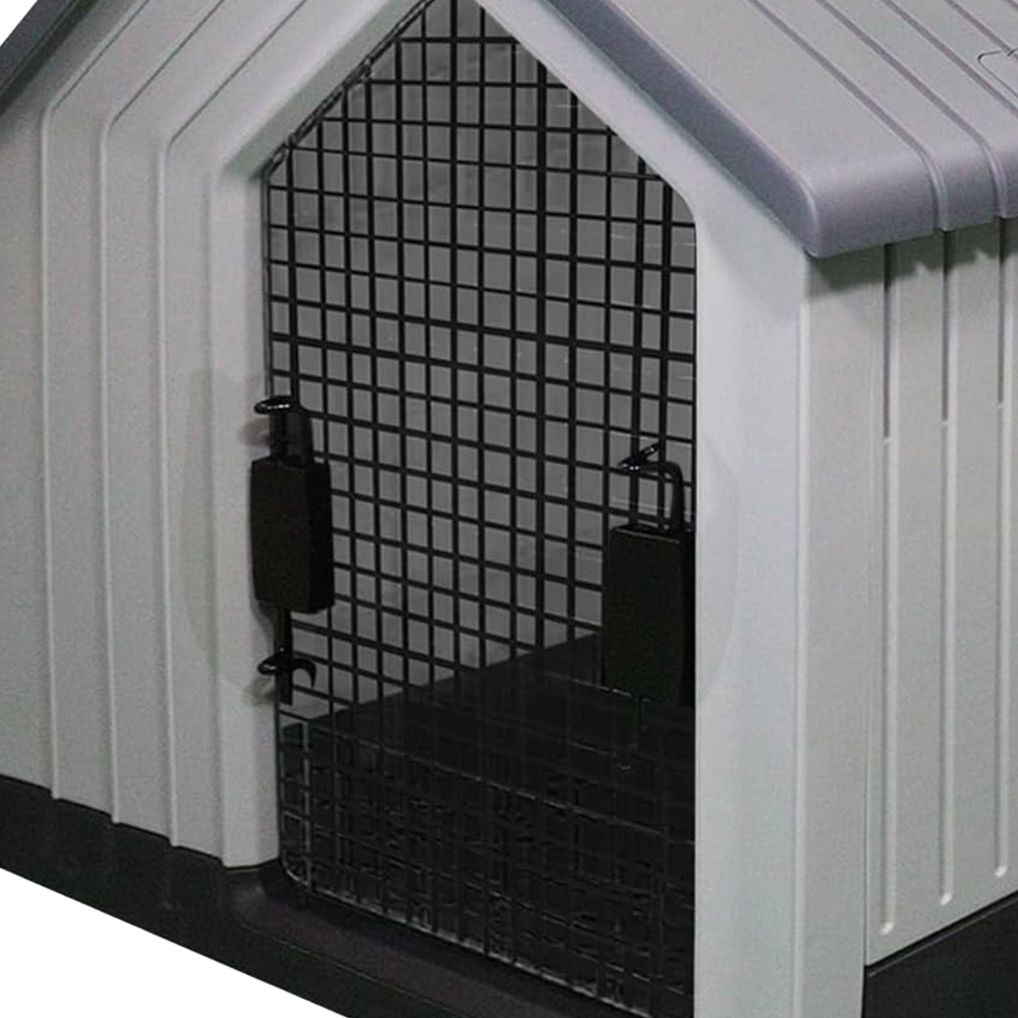MiraPet Dog House, Indoor or Outdoor Durable Plastic Waterproof Shelter, Large