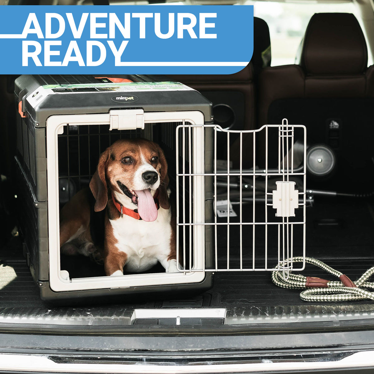 Mirapet Pet Carrier with Pad, Portable Travel Kit for Medium Cats or Dogs, 26" - VMInnovations