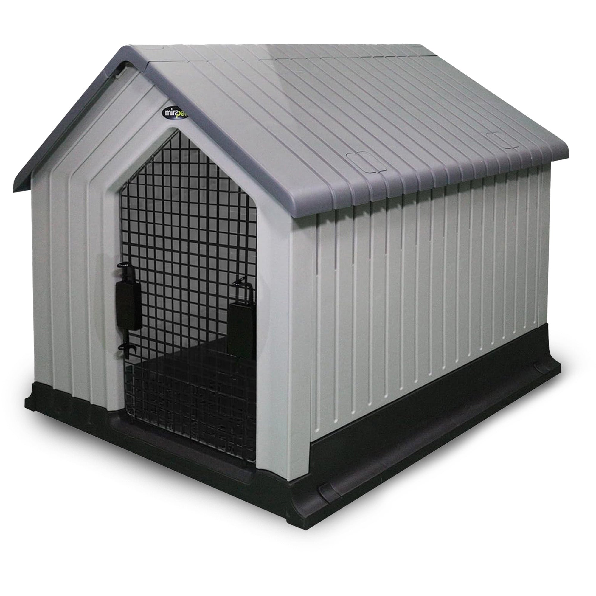 MiraPet Dog House, Indoor or Outdoor Durable Plastic Waterproof (Open Box) - VMInnovations