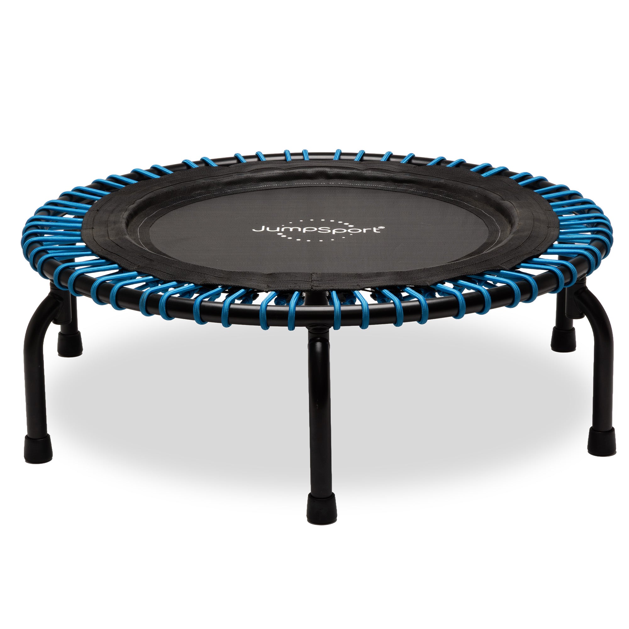 JumpSport 230 Workout Rebounder for Adults, 39" Mini Fitness Trampoline, Black