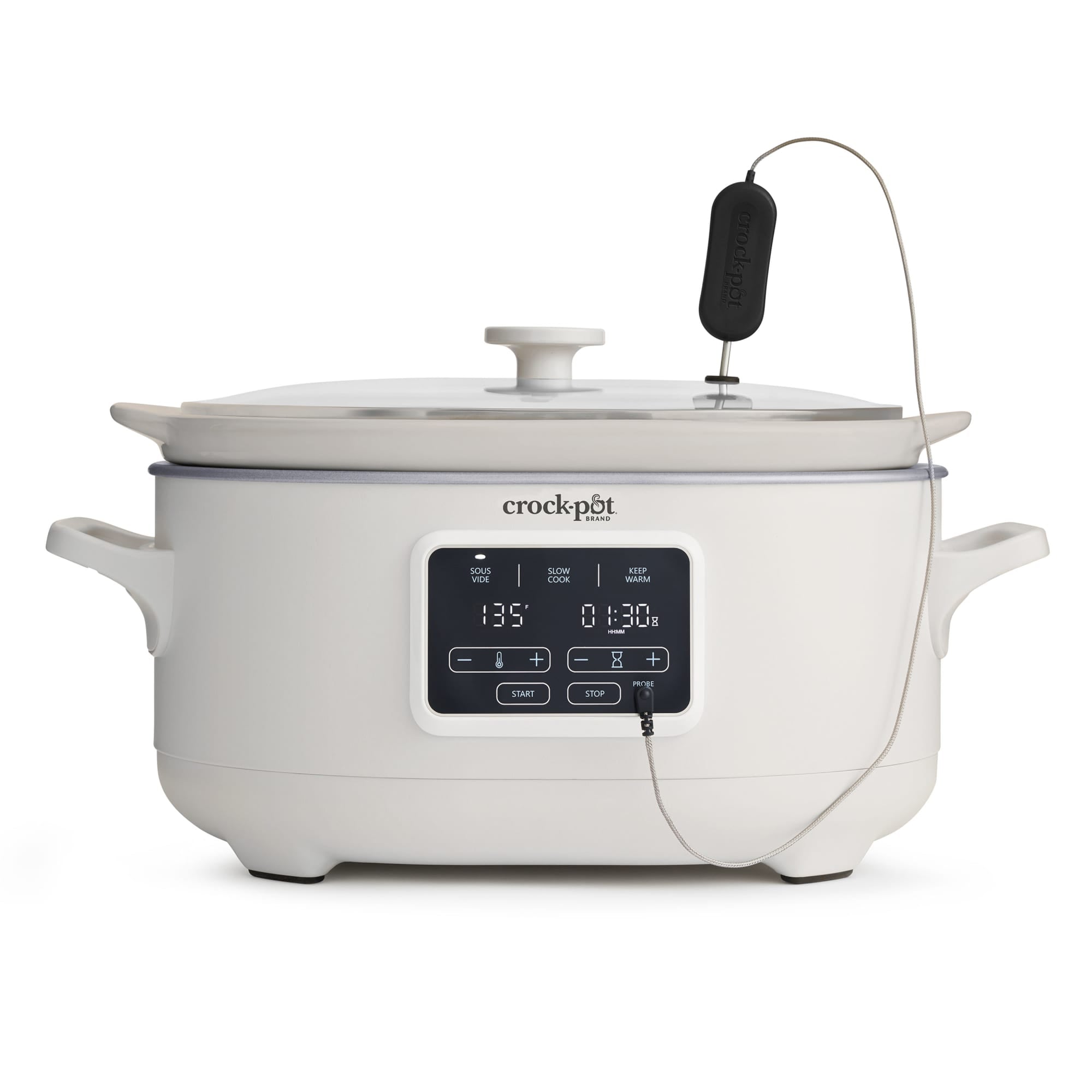 Crock-Pot Programmable 6-Quart Ceramic Slow Cooker with Sous Vide, (Used)
