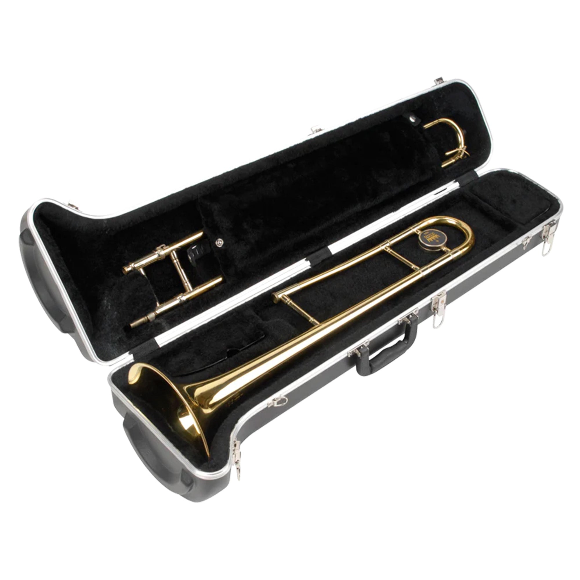 SKB Hardshell Travel Instrument Case for Small Bore Straight Tenor Trombones - VMInnovations