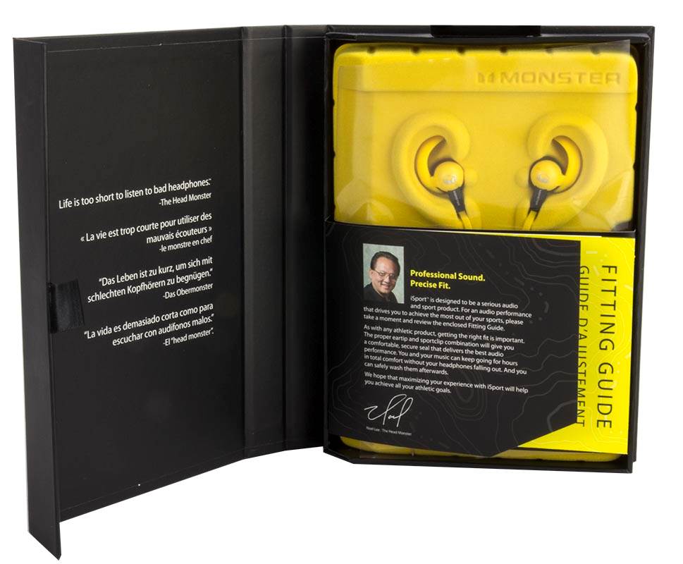 Monster iSport LiveStrong In-Ear Headphones Earbuds w/ControlTalk - Lightly Used