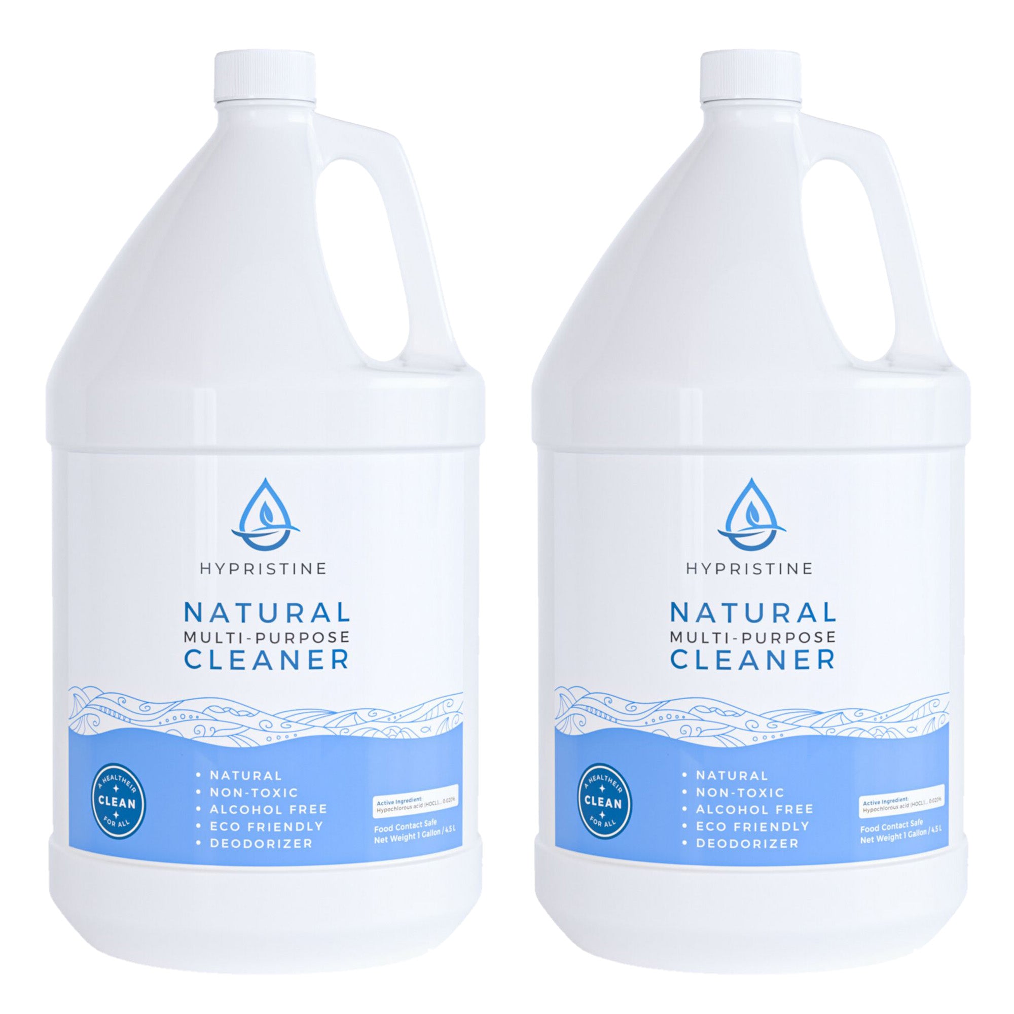 Hypristine Natural Multipurpose Surface Cleaner, 128 fluid Ounce Bottle, 2 Pack - VMInnovations