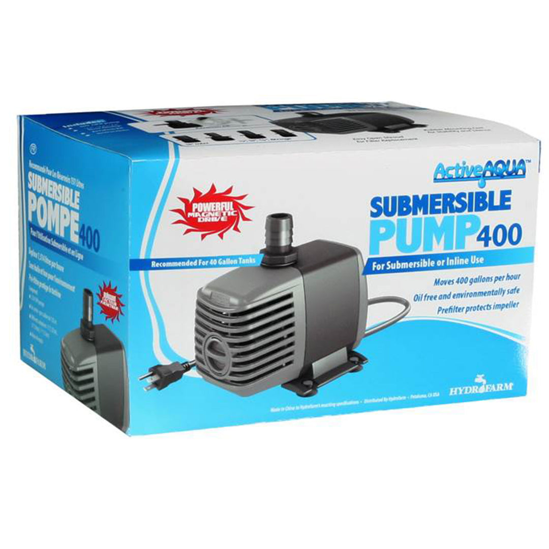 Active Aqua 400 GPH Submersible Indoor/Outdoor Aquarium Water Pump (4 Pack) - VMInnovations