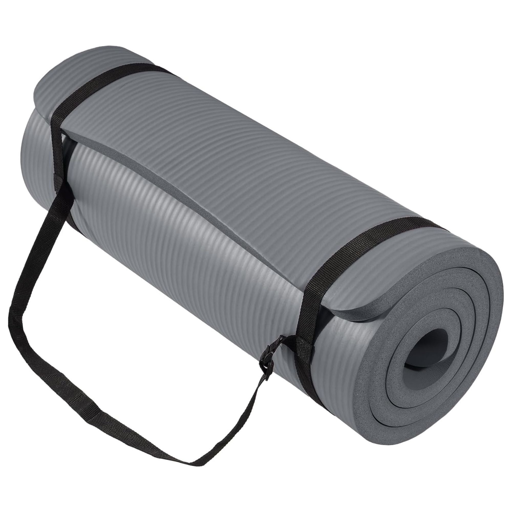 BalanceFrom Yoga Mat, 1in Extra Thick Exercise Pilates Workout Mat (Open Box) - VMInnovations