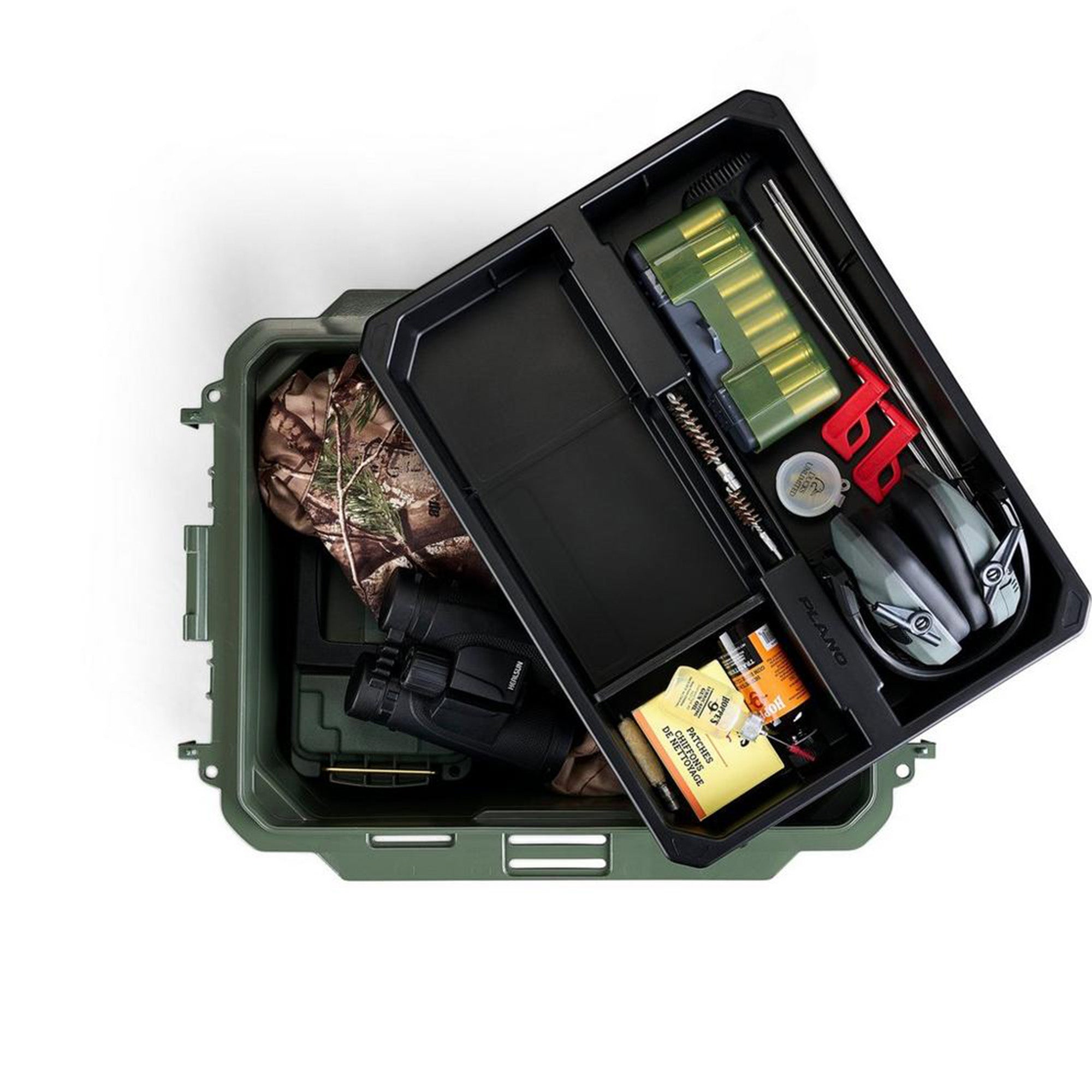 Plano GoNow Field Box, Fishing Gear Storage Utility Container, Small, Olive Drab