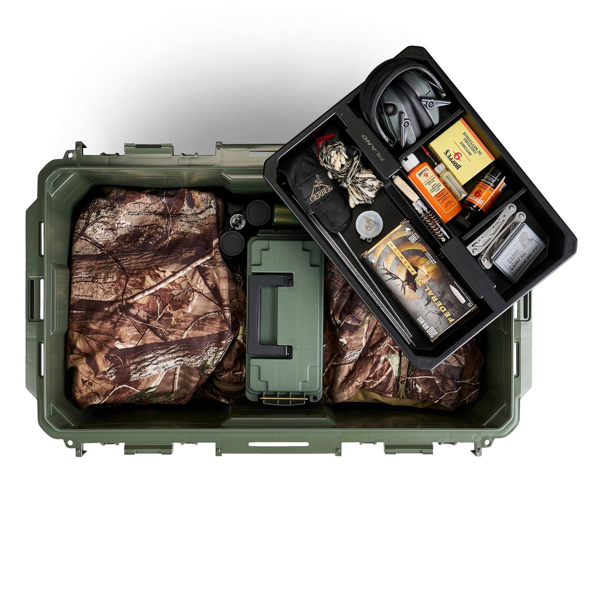 Plano GoNow Box, Waterproof Gear Storage & Utility Container, Large, Olive Drab