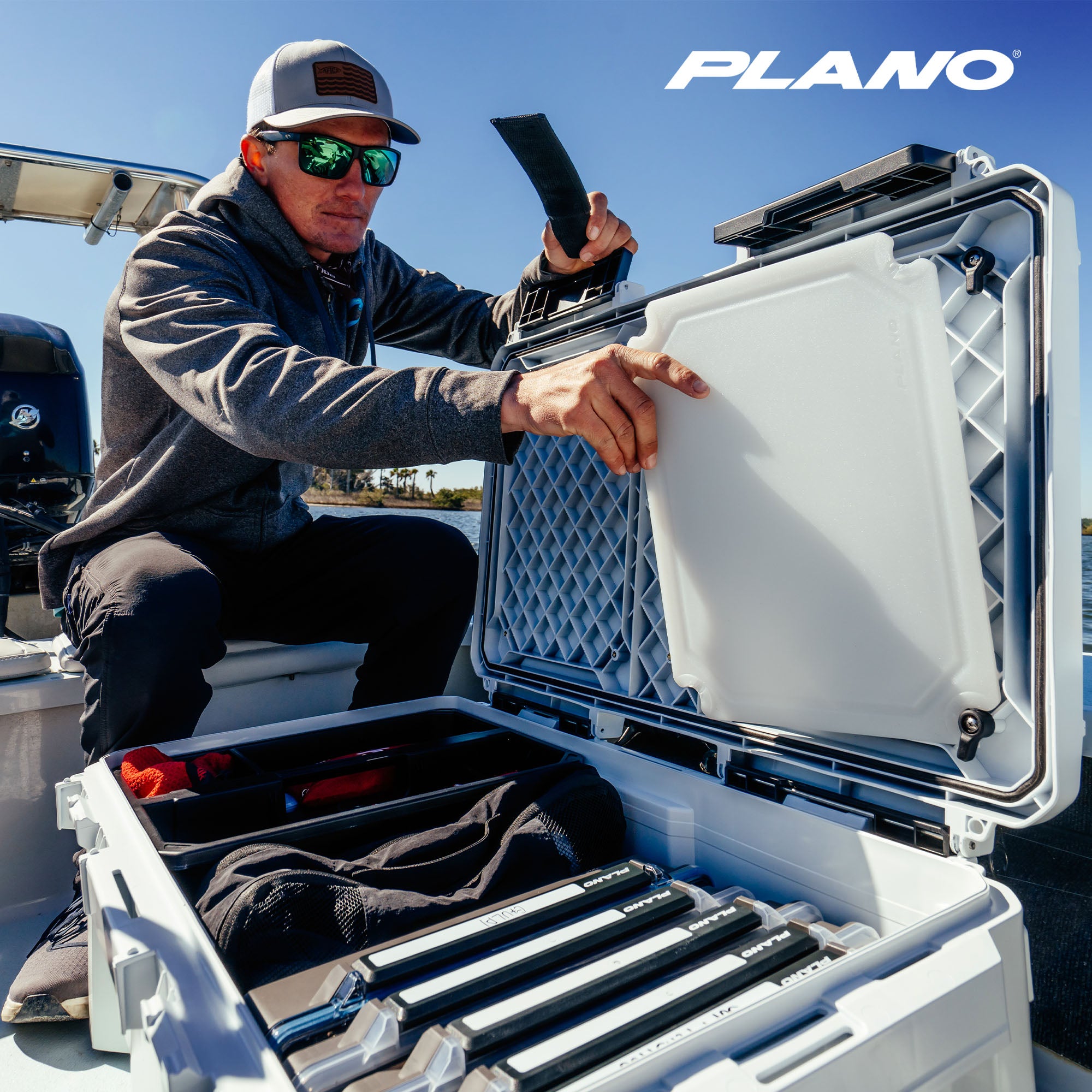 Plano GoNow Box, Waterproof Gear Storage & Utility Container, Large, White