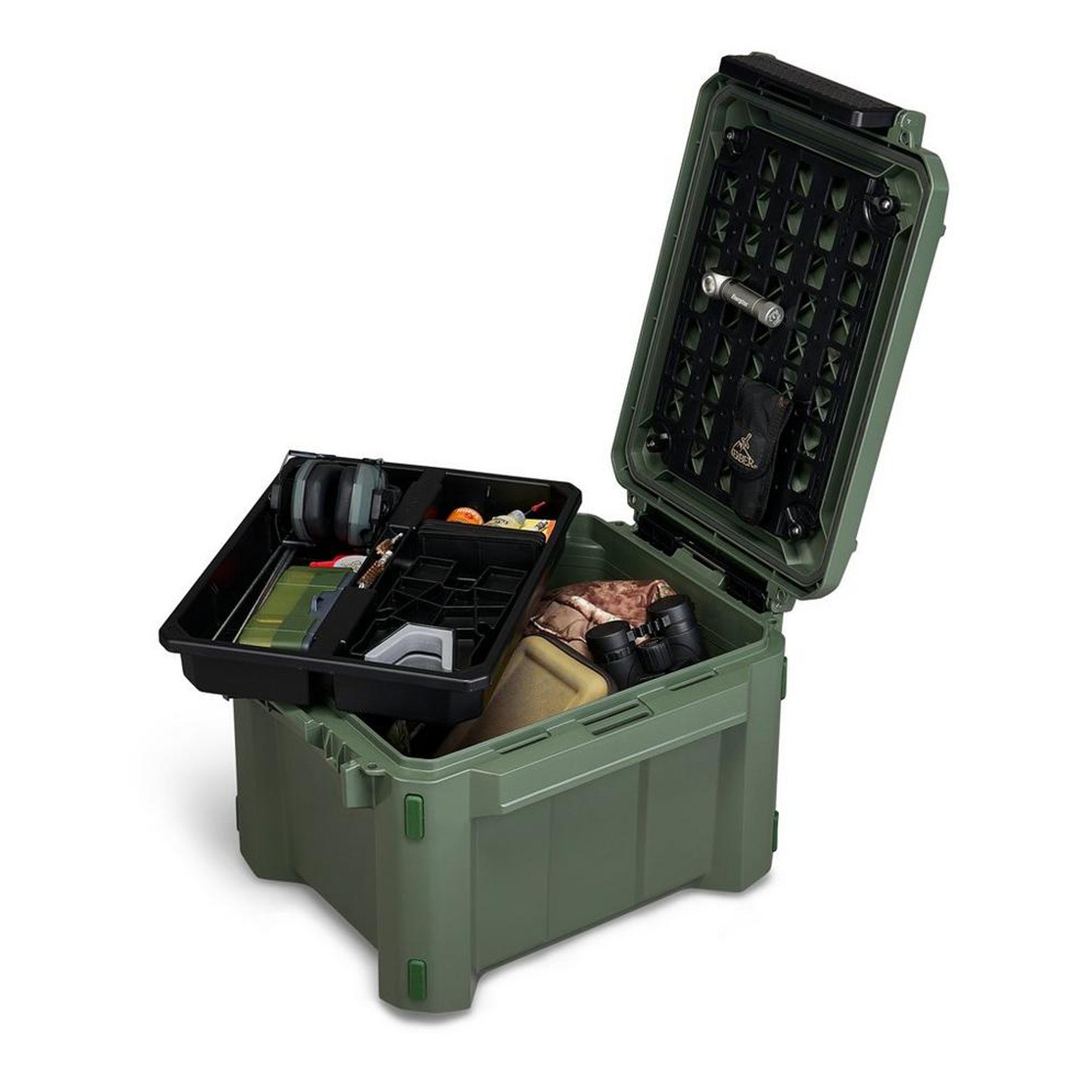 Plano GoNow Hunt Kit Waterproof Field Box w Cleaning Rest & MOLLE Board Open Box