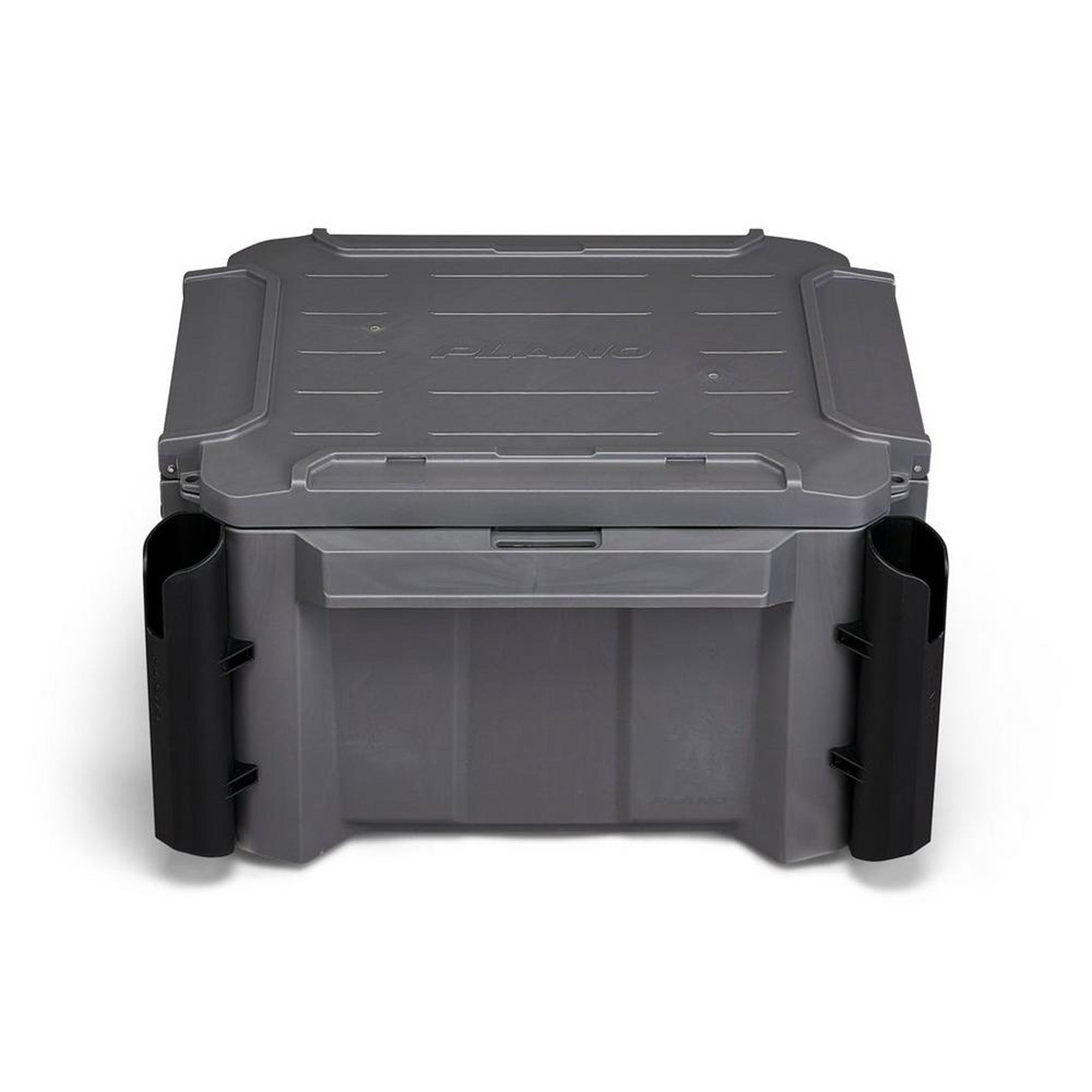 Plano GoNow Freshwater Fish Kit, Waterproof Field Box with Rod Holders, Charcoal - VMInnovations