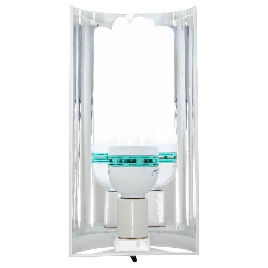 Hydrofarm Hydroponic Fluorescent 125 Watt Grow Light System with Cord (4 Pack)