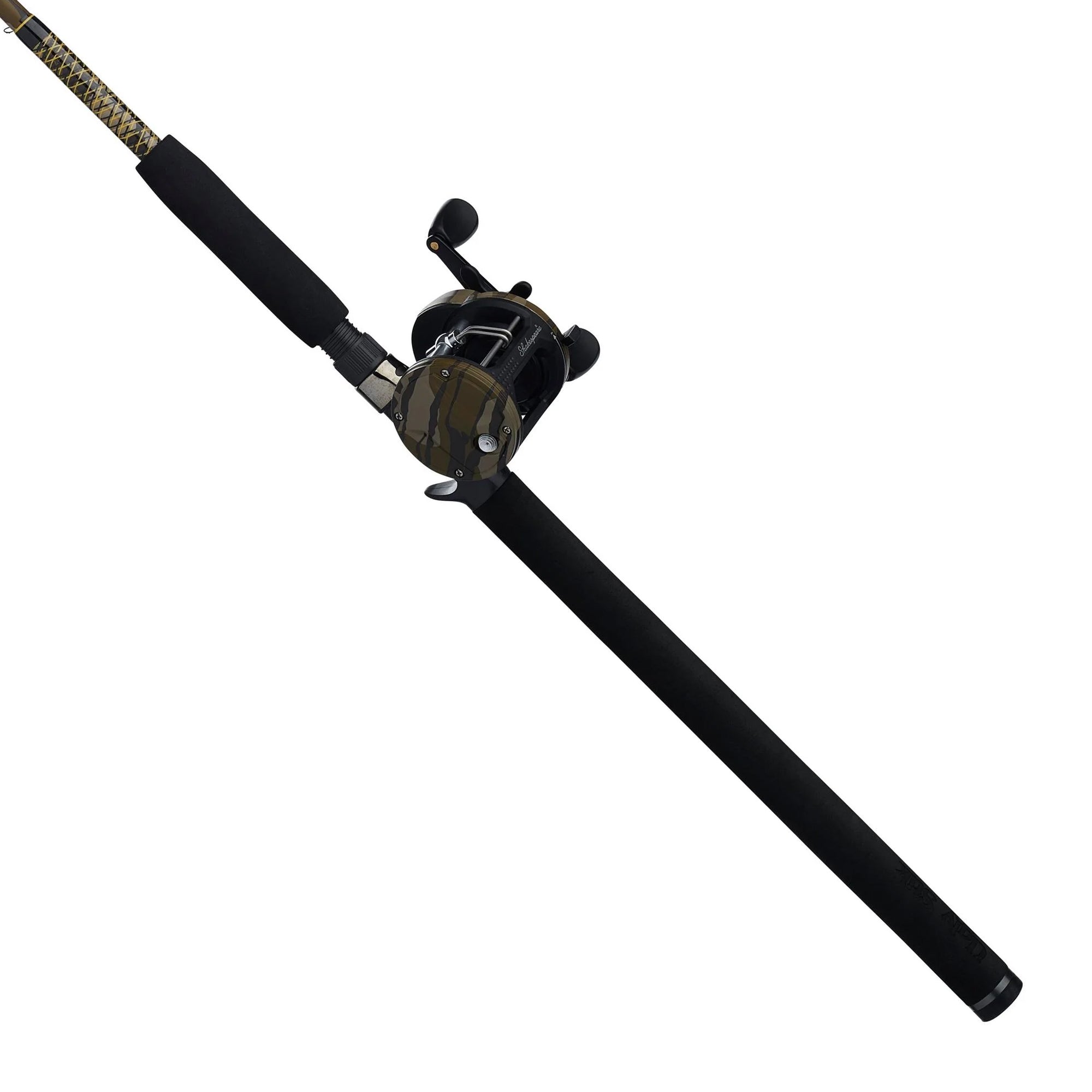 Ugly Stik 1-Pc Camo Conventional Rod & Reel Combo, 7' Medium Heavy, Size 20 Reel