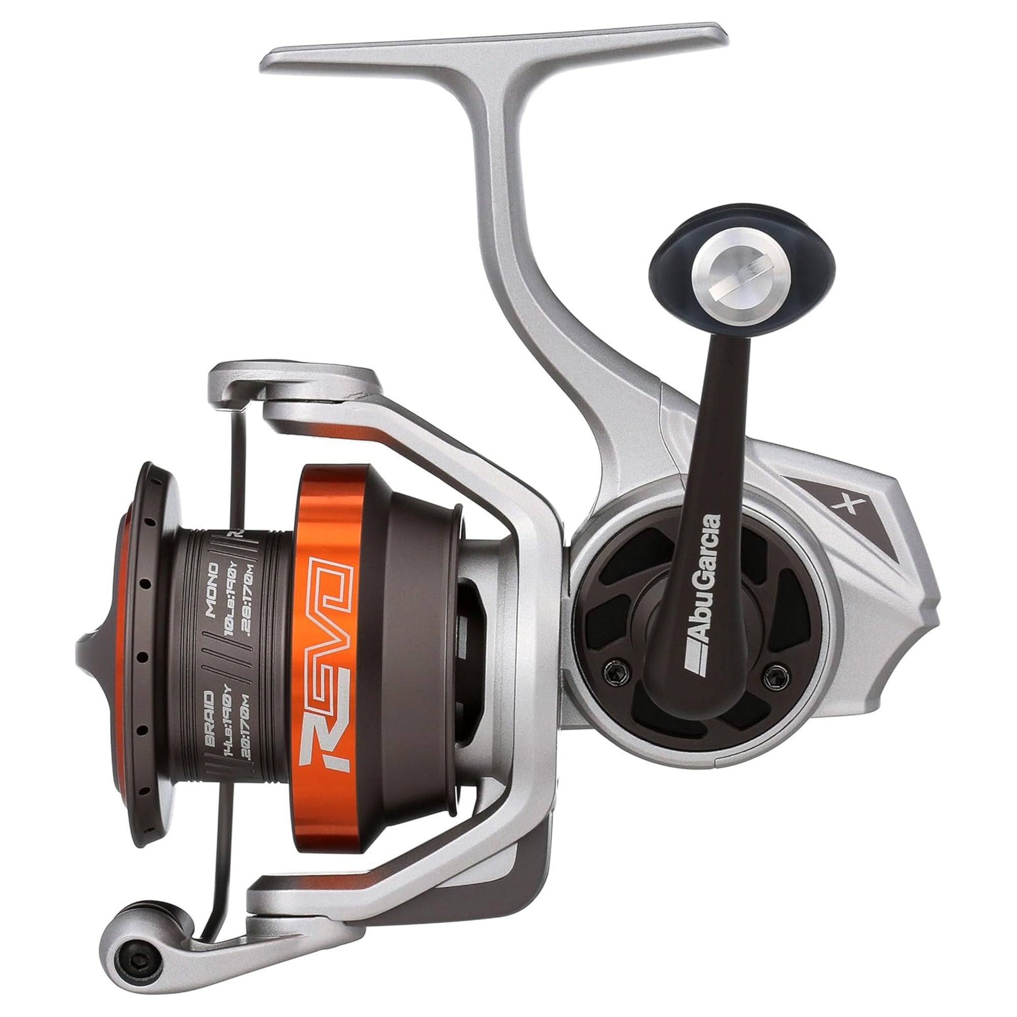Abu Garcia Revo X Spinning Reel, Smooth Carbon Drag, 6.2:1 Gear Ratio, Size 30