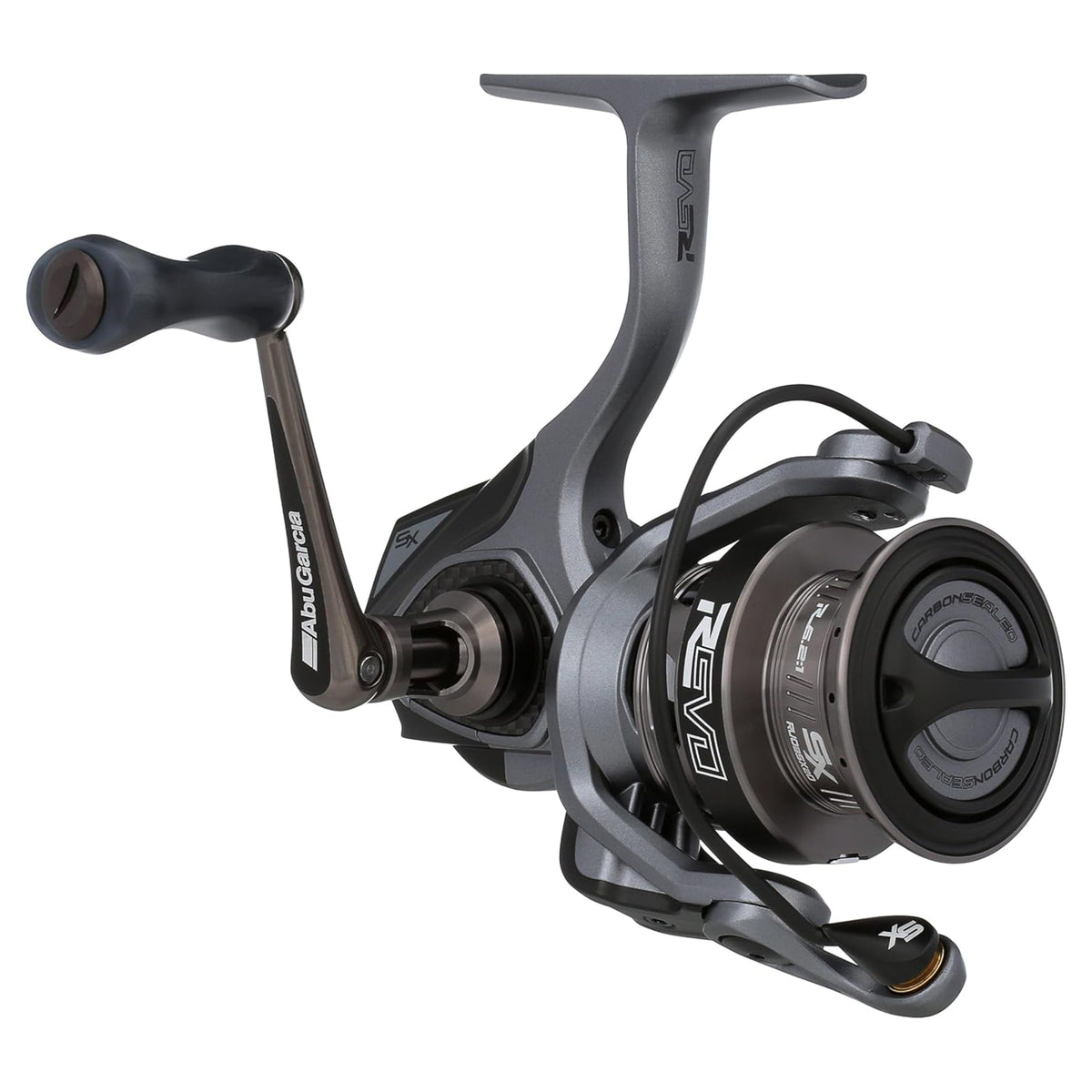 Abu Garcia Revo SX Spinning Reel, Smooth Carbon Drag, 6.2:1 Gear Ratio, Size 20