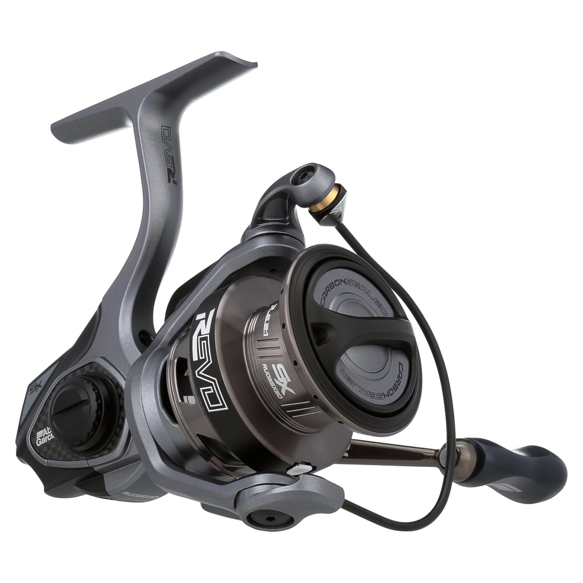 Abu Garcia Revo SX Spinning Fishing Reel, 30" Reel Size, Ambidextrous, Grey