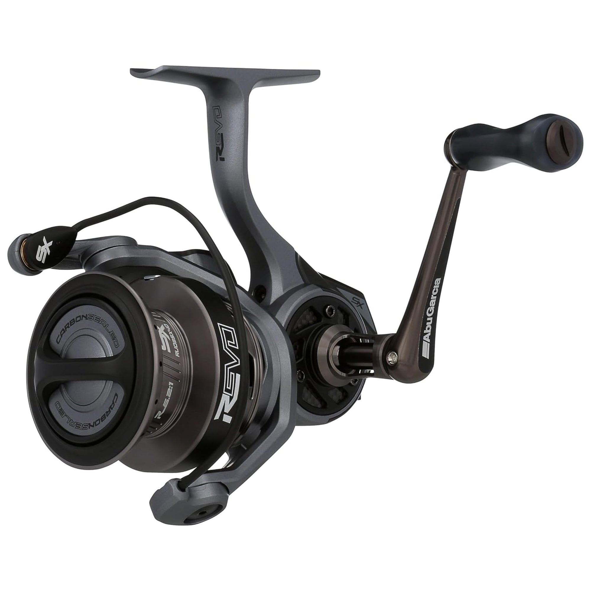 Abu Garcia Revo SX Spinning Reel, Smooth Carbon Drag, 6.2:1 Gear Ratio, Size 40