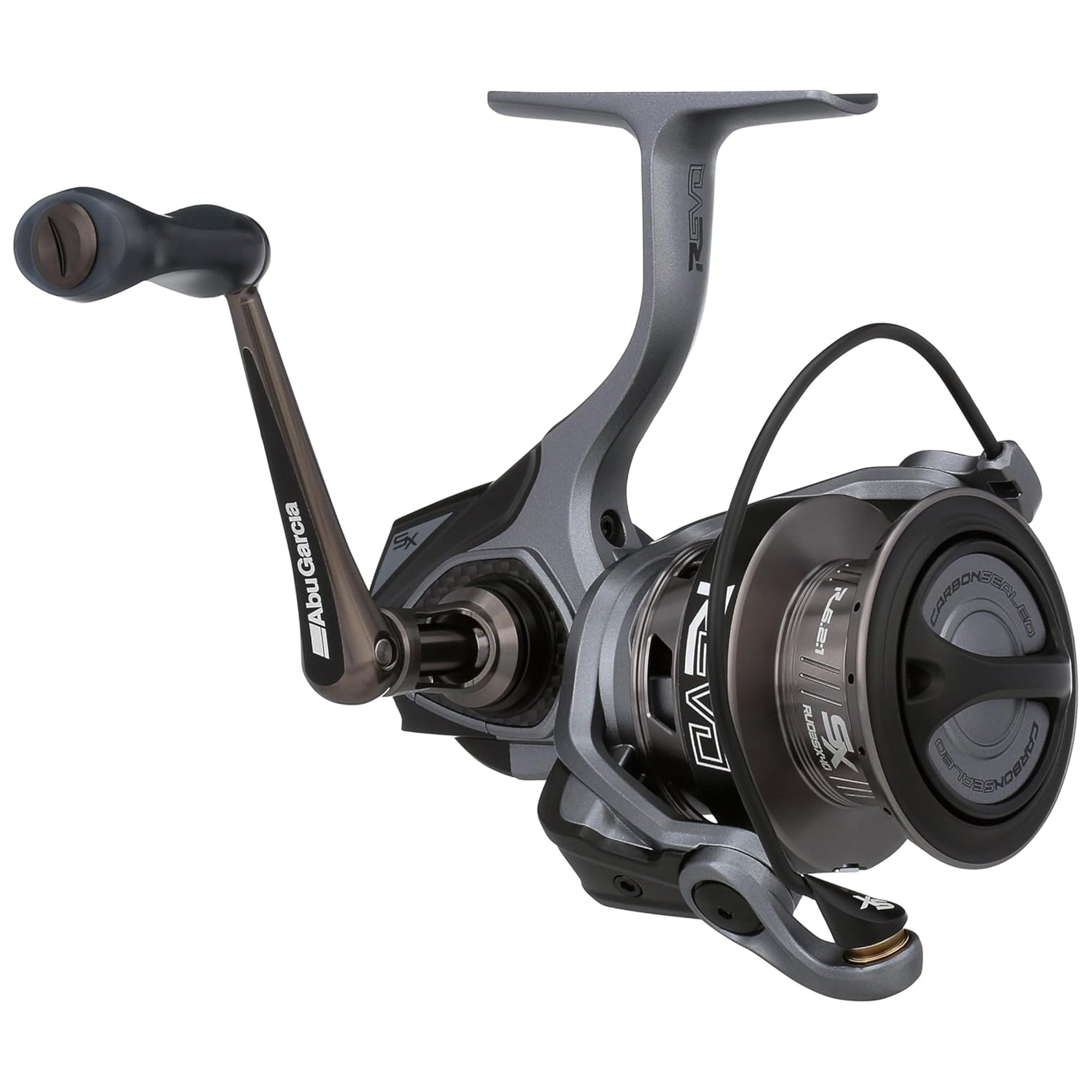Abu Garcia Revo SX Spinning Reel, Smooth Carbon Drag, 6.2:1 Gear Ratio, Size 40