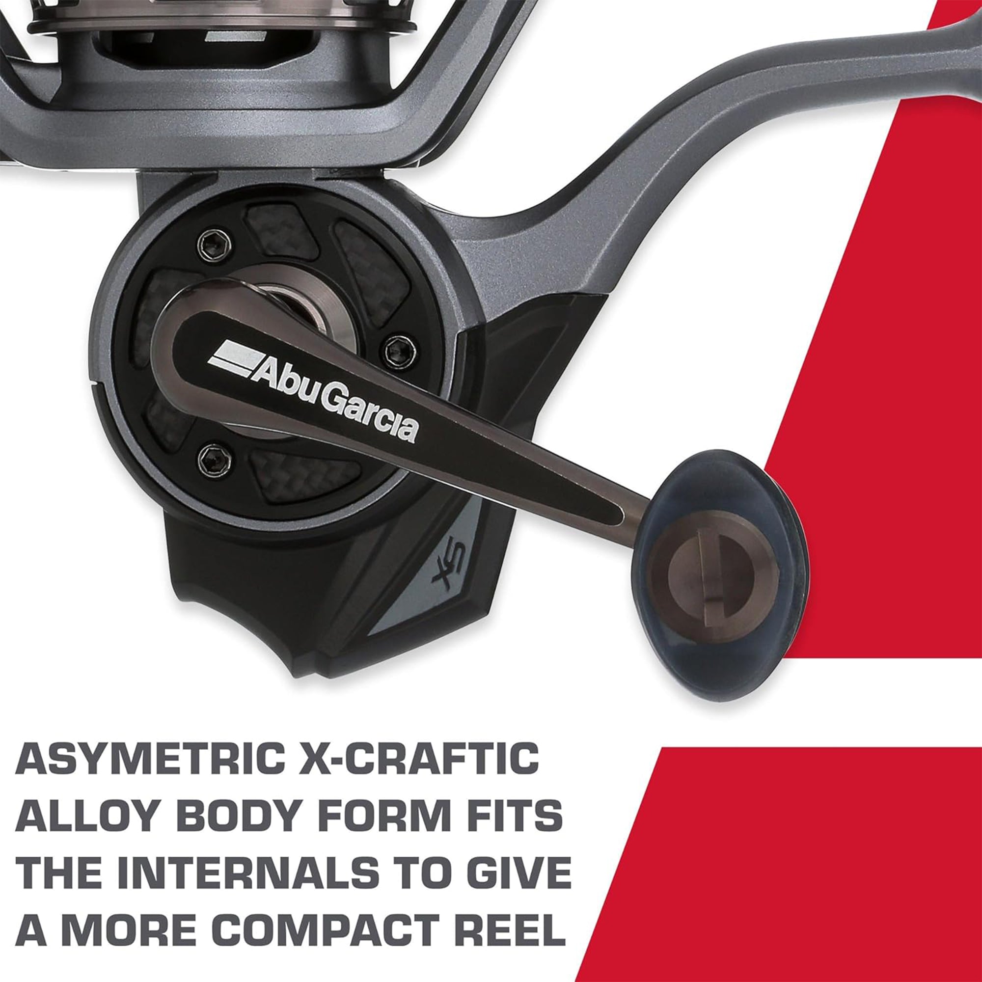 Abu Garcia Revo SX Spinning Reel, Smooth Carbon Drag, 6.2:1 Gear Ratio, Size 40